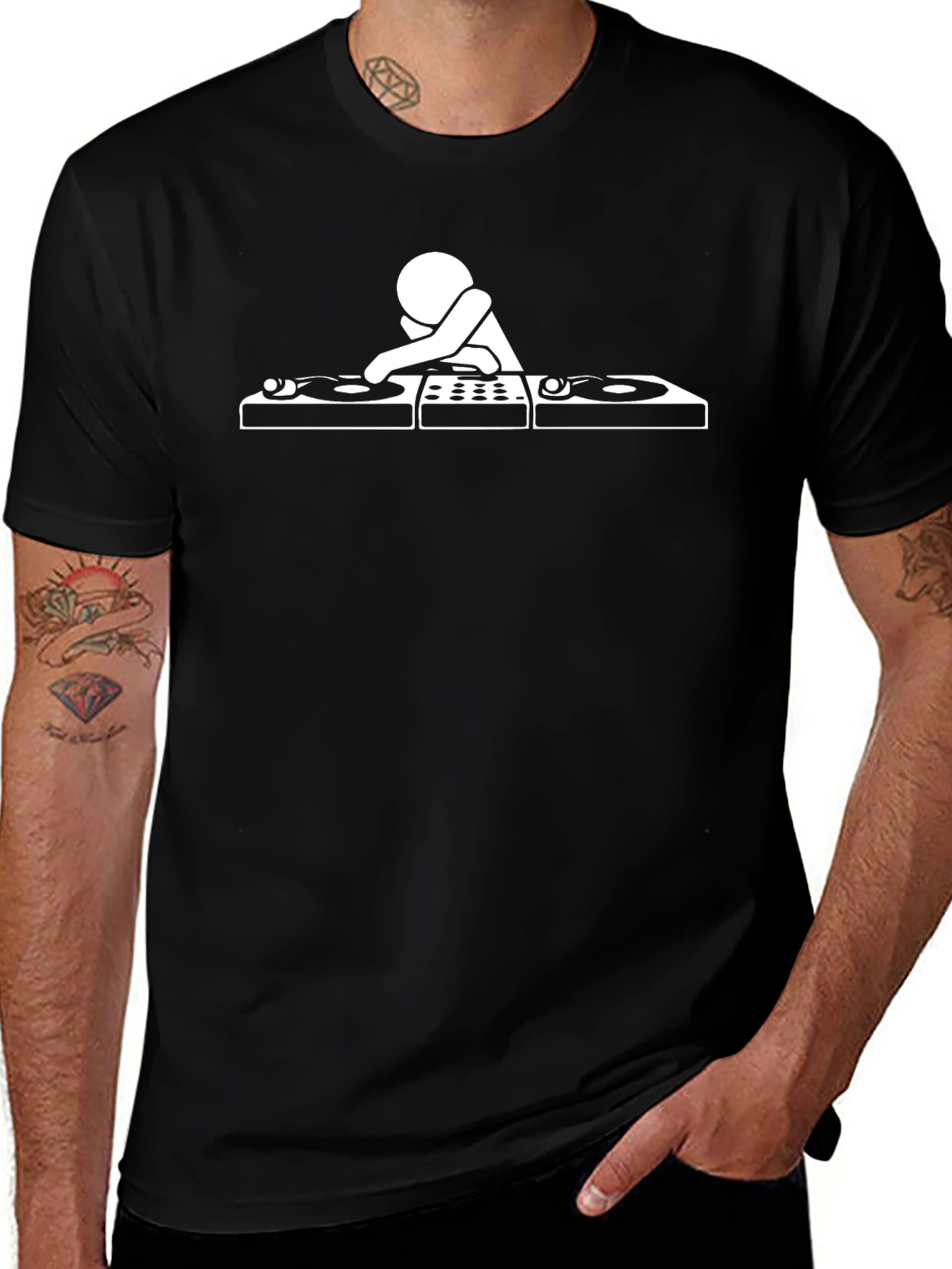DJ Graphic Tee - Cool Music Lover Shirt