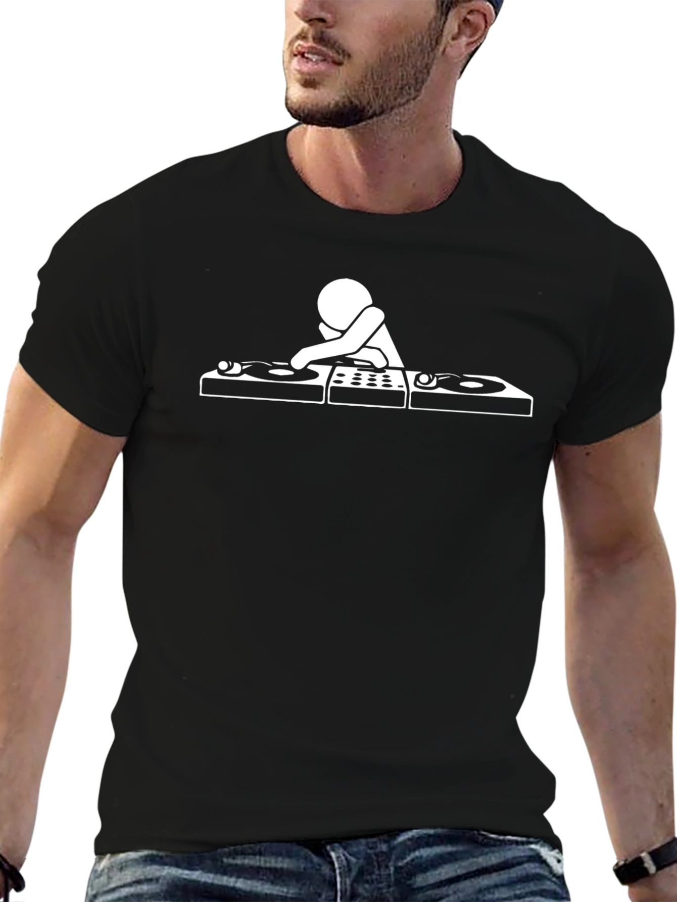 DJ Graphic Tee - Cool Music Lover Shirt
