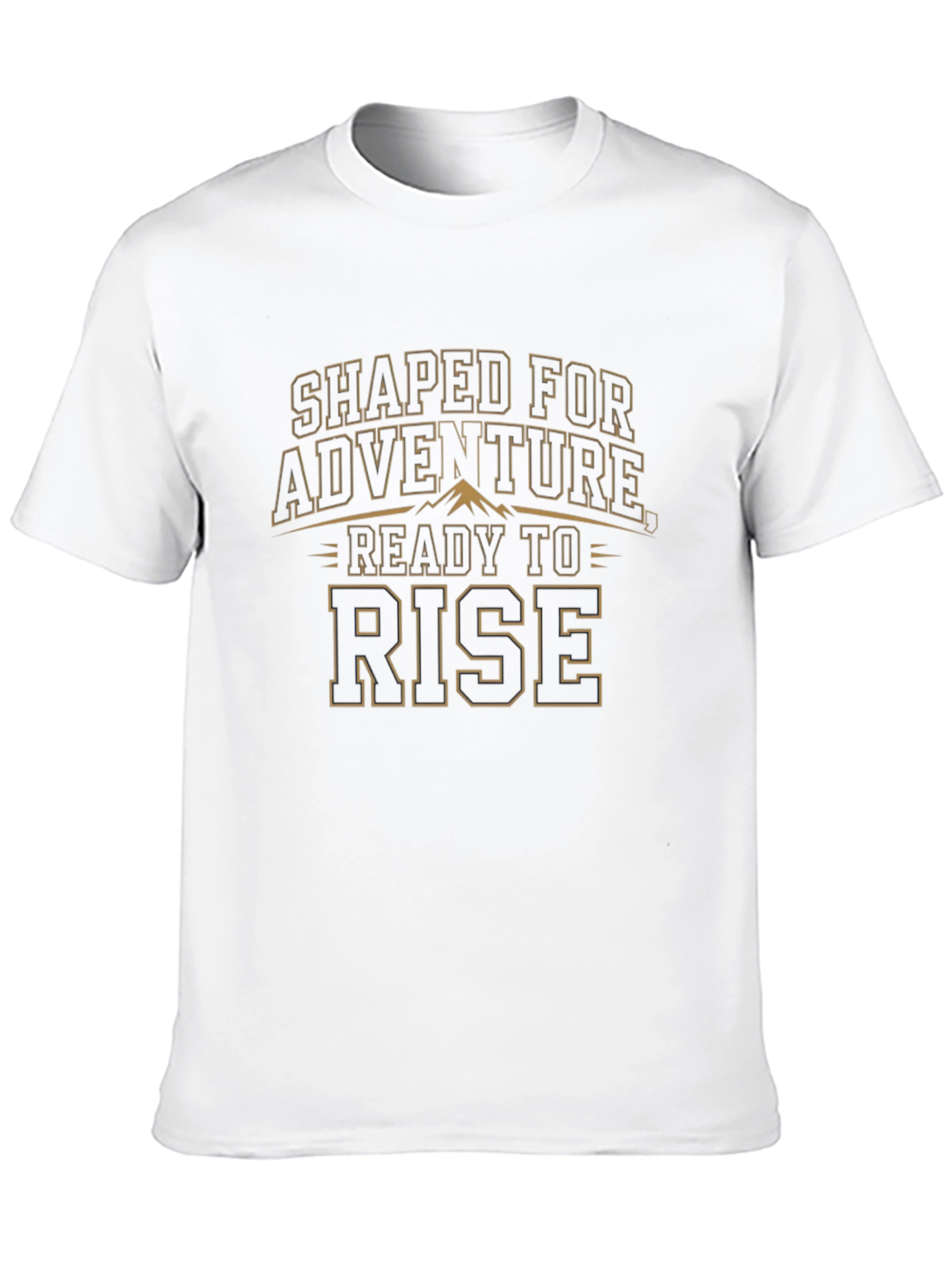 Shaped for Adventure Ready to Rise Black Tee