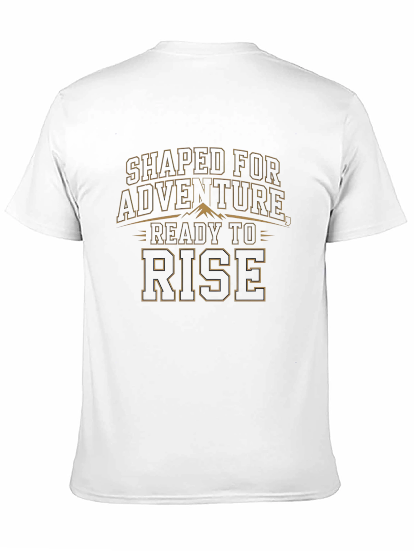 Shaped for Adventure Ready to Rise Black Tee