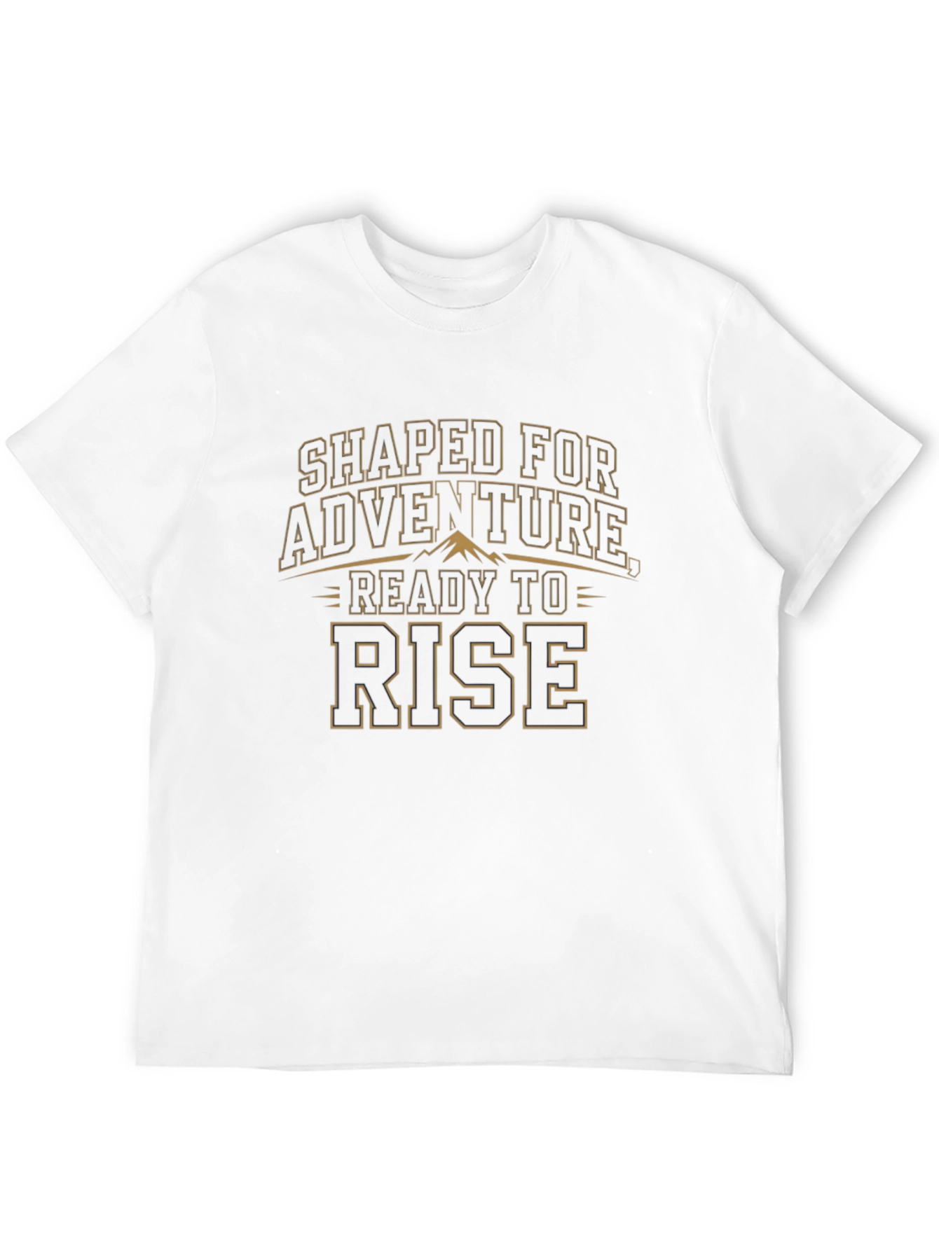 Shaped for Adventure Ready to Rise Black Tee
