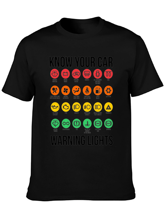 Know Your Car Warning Lights T-Shirt