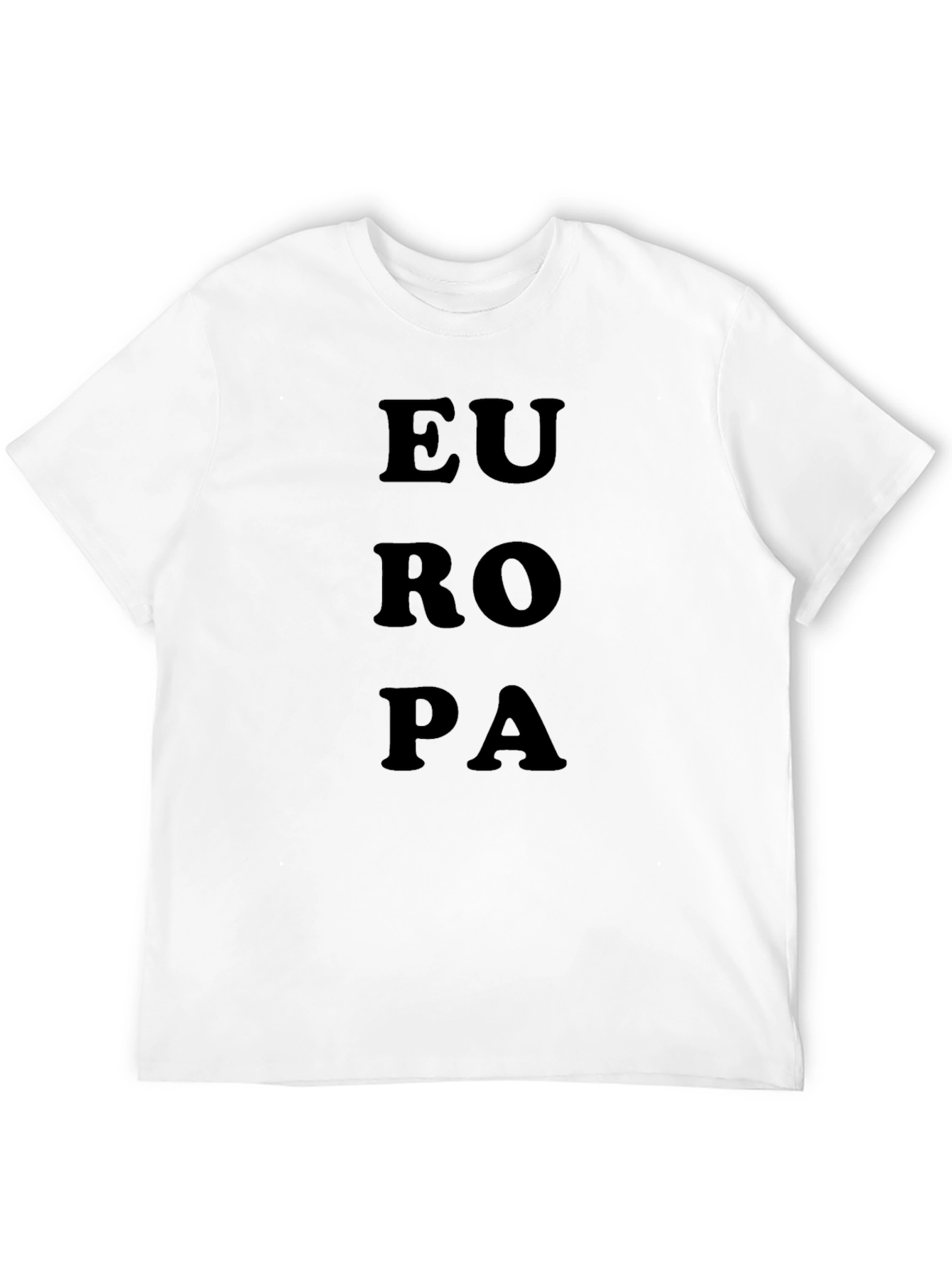 Europa Graphic Black T-Shirt