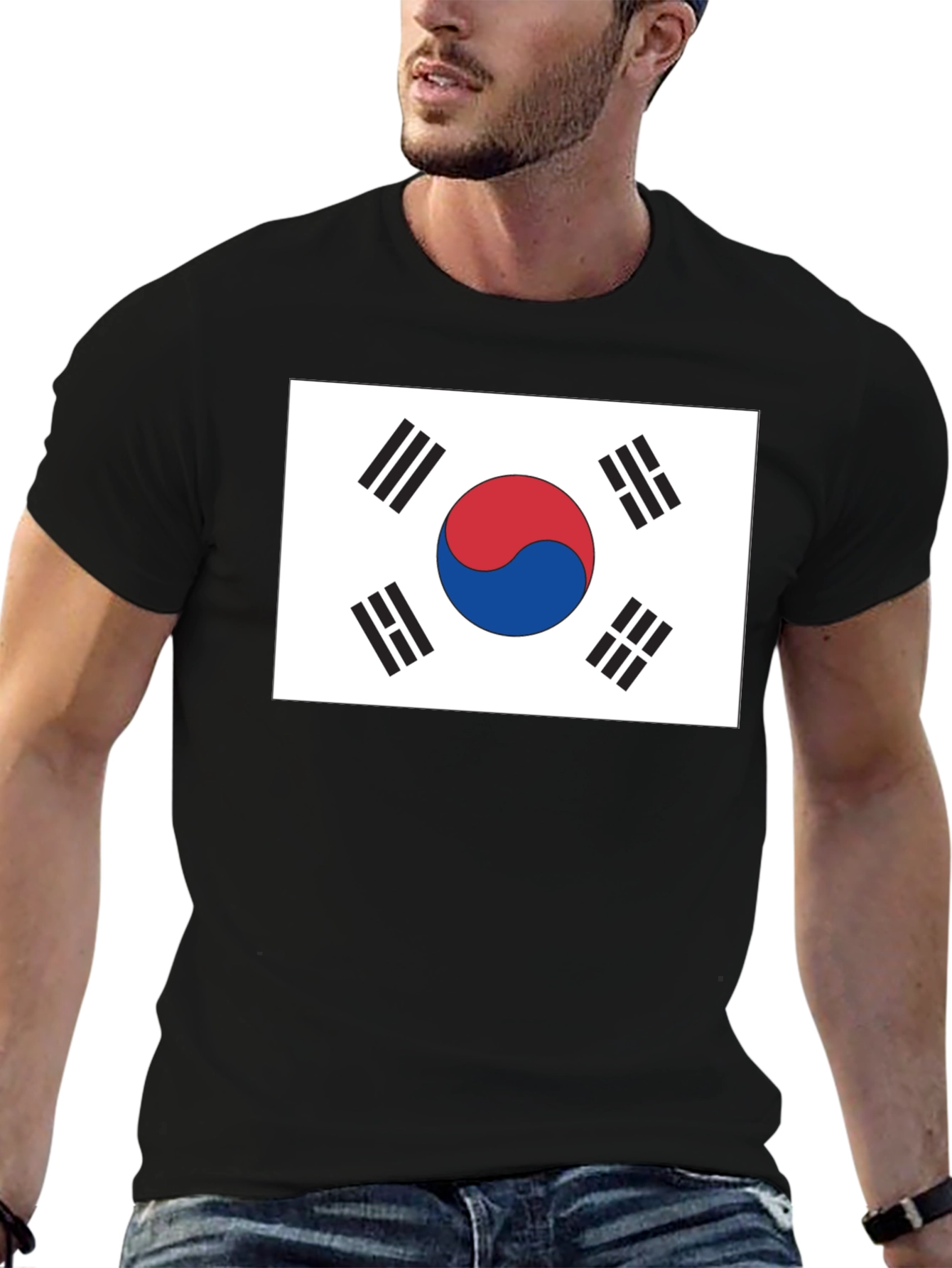 South Korea Flag Graphic T-Shirt