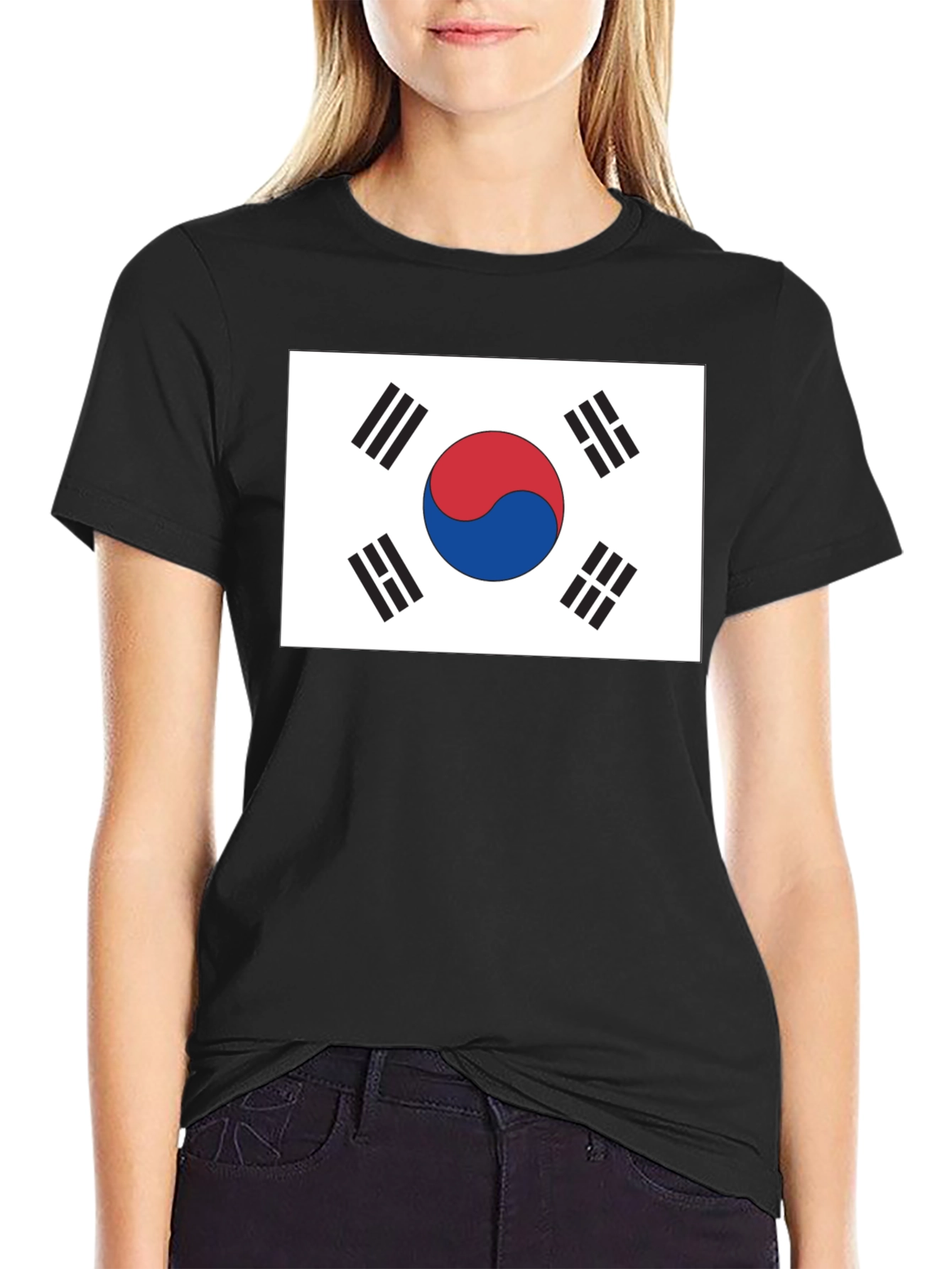 South Korea Flag Graphic T-Shirt