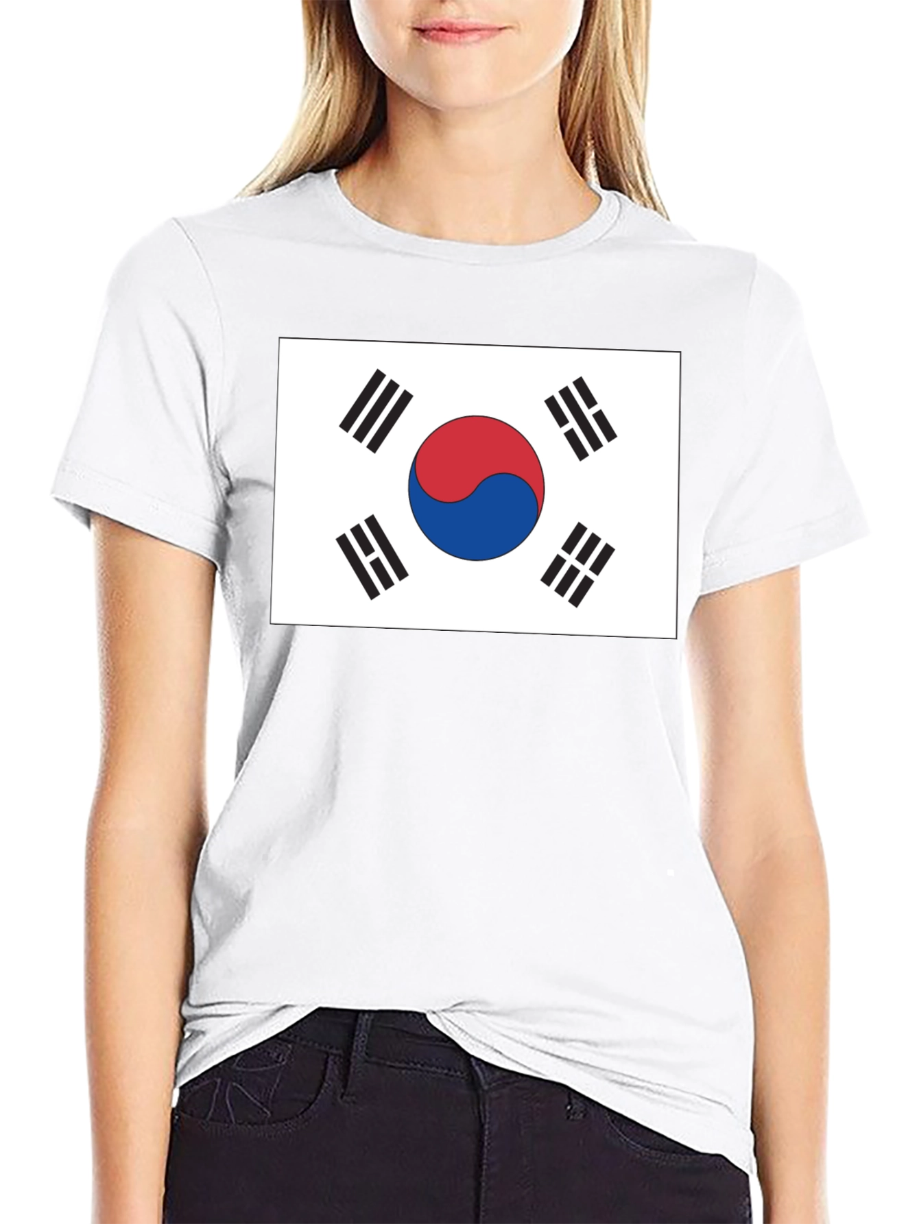 South Korea Flag Graphic T-Shirt