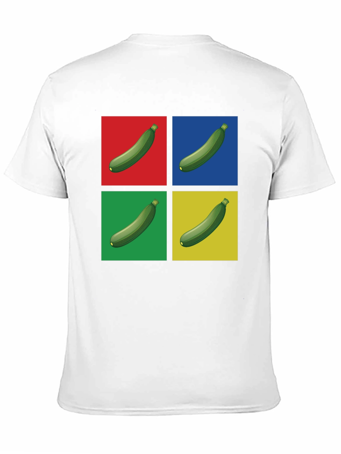 Zucchini Pop Art T-Shirt - Quirky Graphic Tee