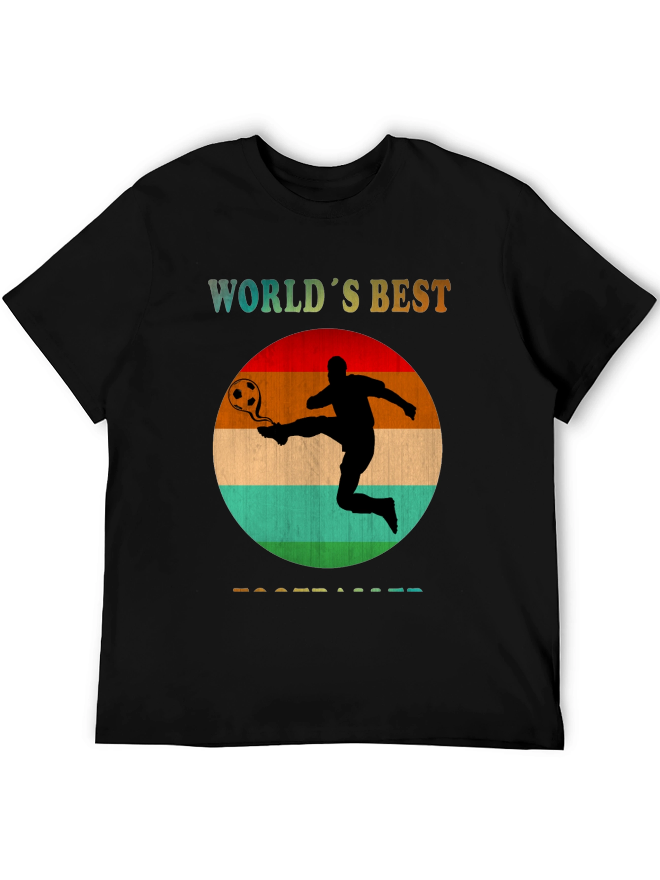Worlds Best Footballer Graphic Tee - Black