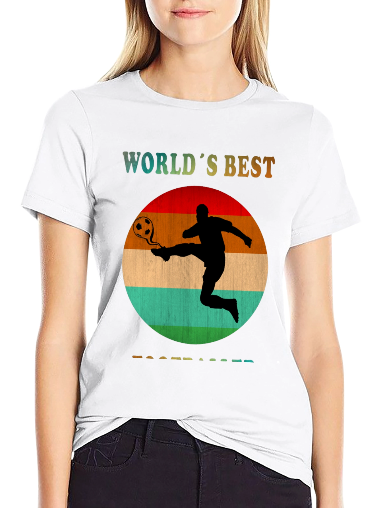 Worlds Best Footballer Graphic Tee - Black