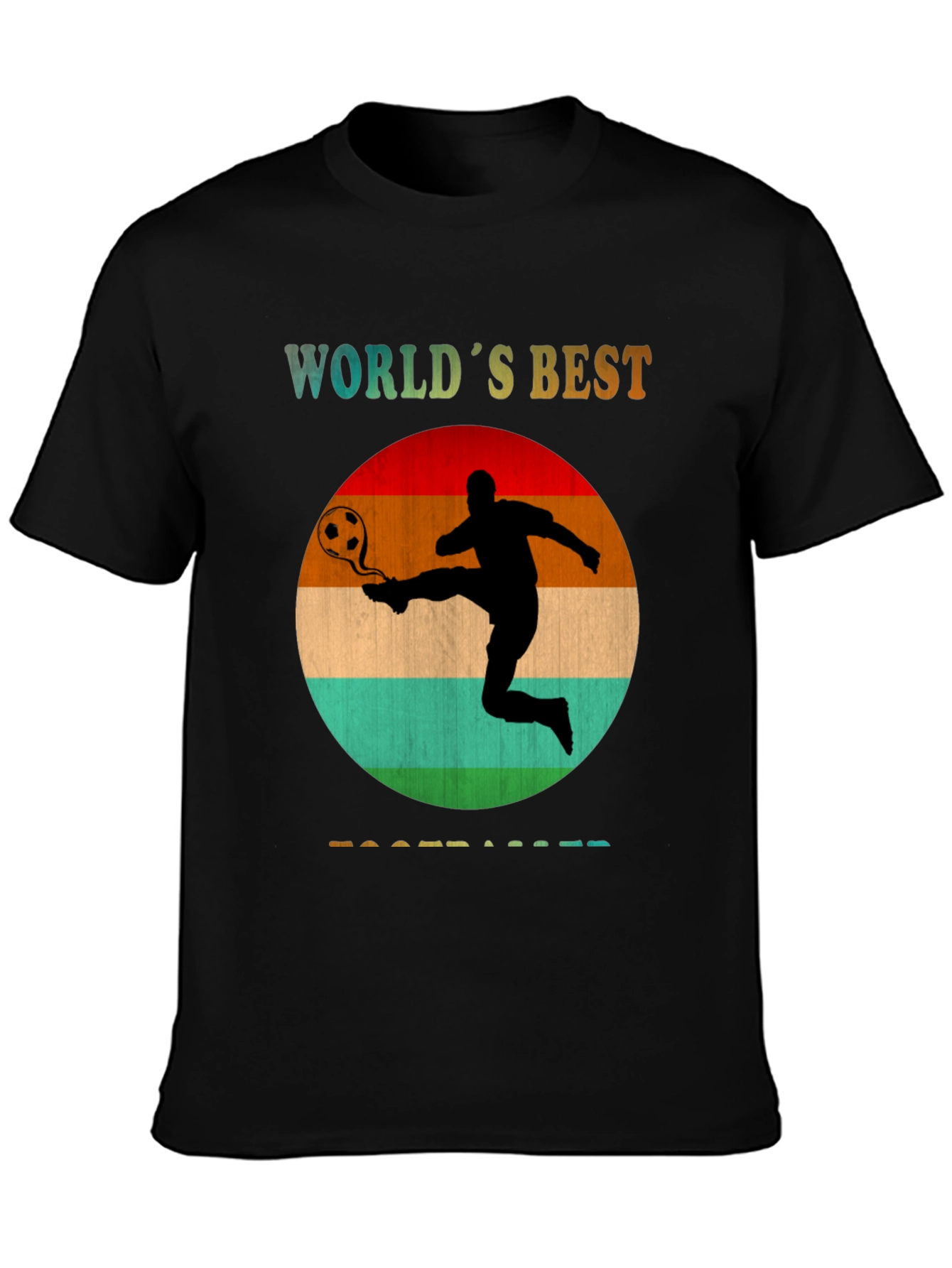 Worlds Best Footballer Graphic Tee - Black