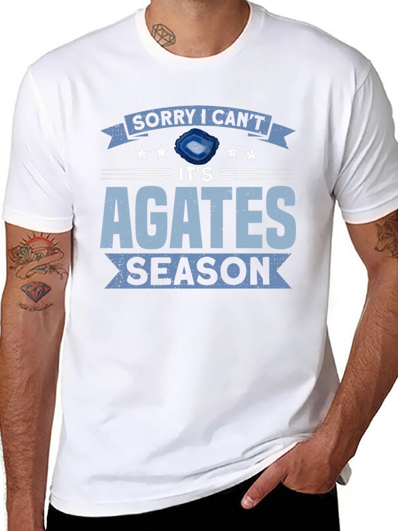 Agates Season T-Shirt: Rockhound Gem Collector Tee