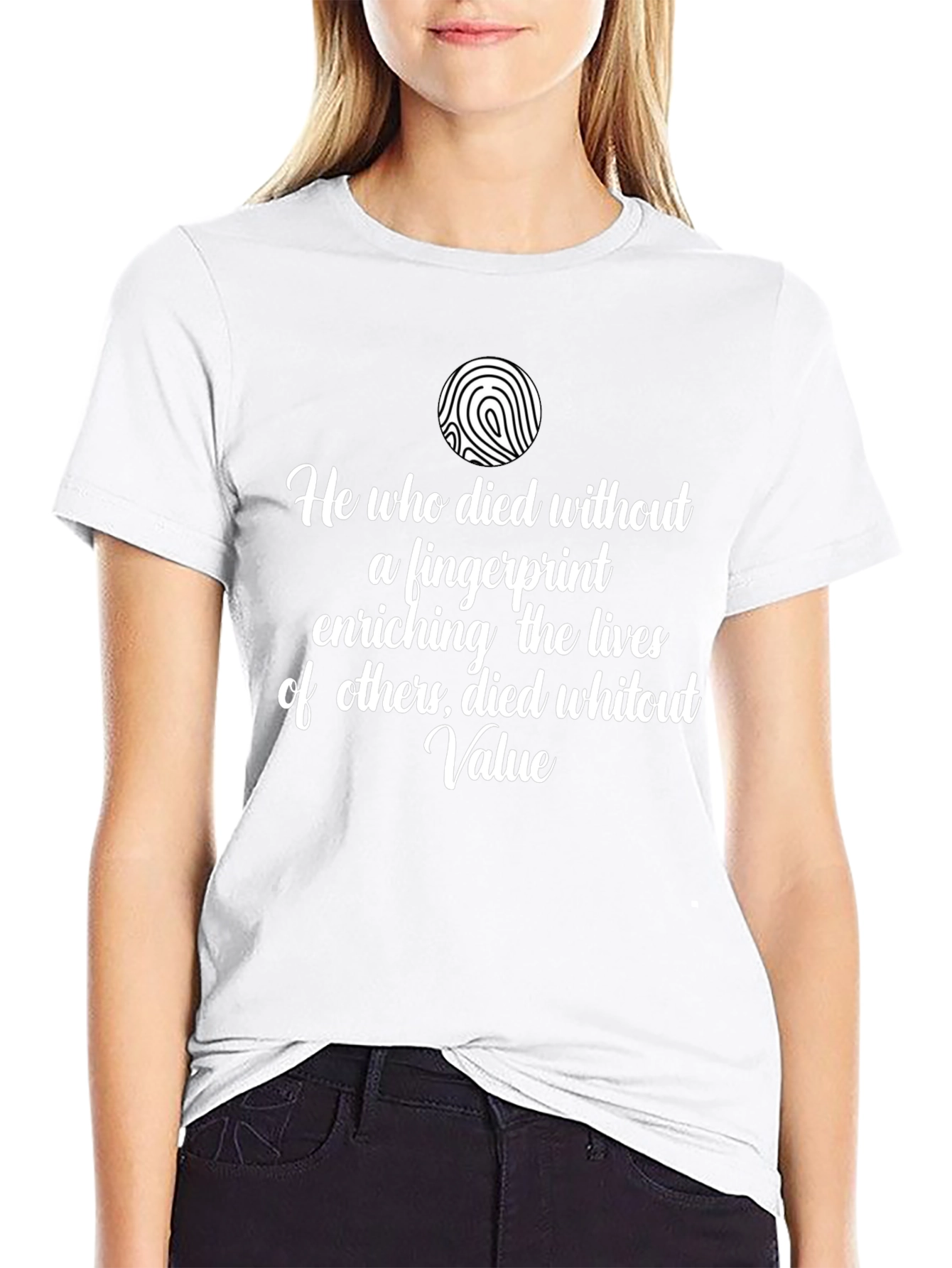 Fingerprint Value Graphic Tee