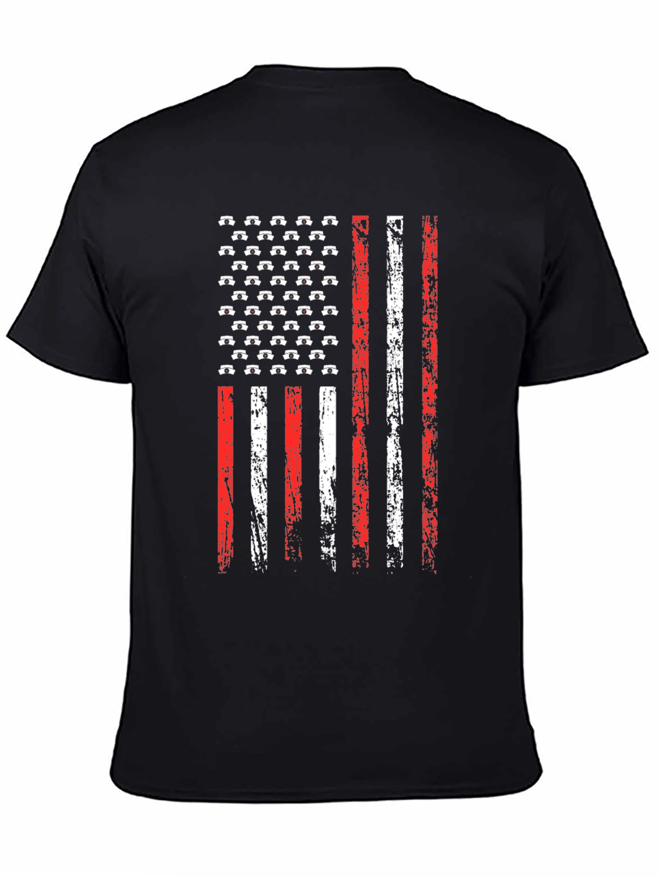 American Flag Nursing T-Shirt - Patriotic Nurse Tee