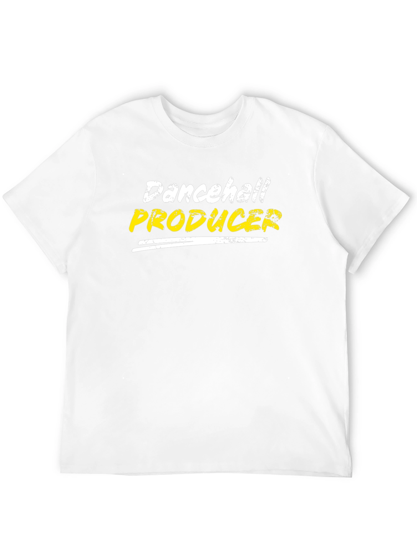 Dancehall Producer Graphic T-Shirt - Black Crew Neck Tee