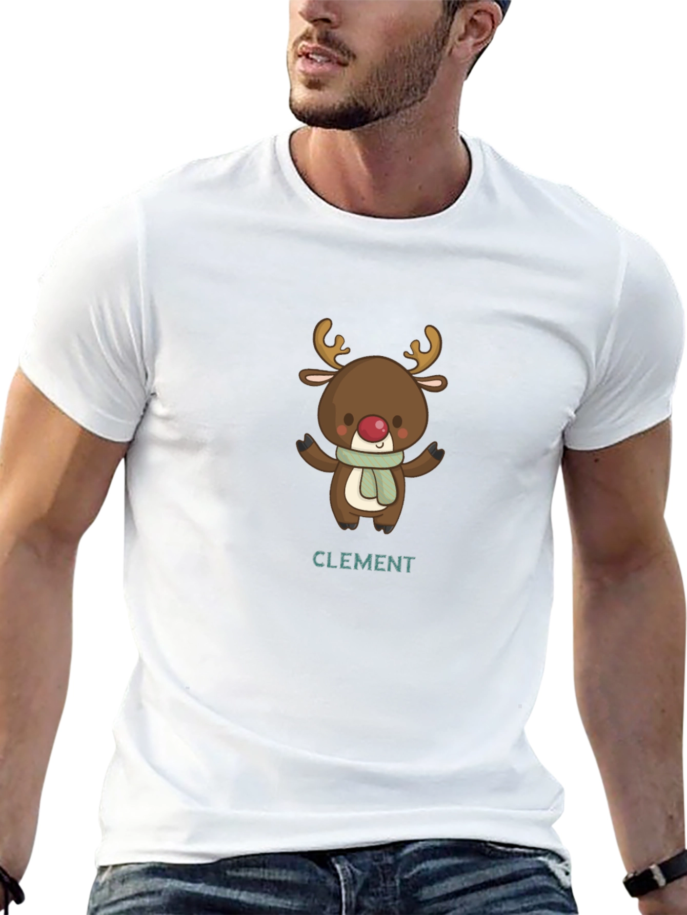 Clement Reindeer Holiday T-Shirt