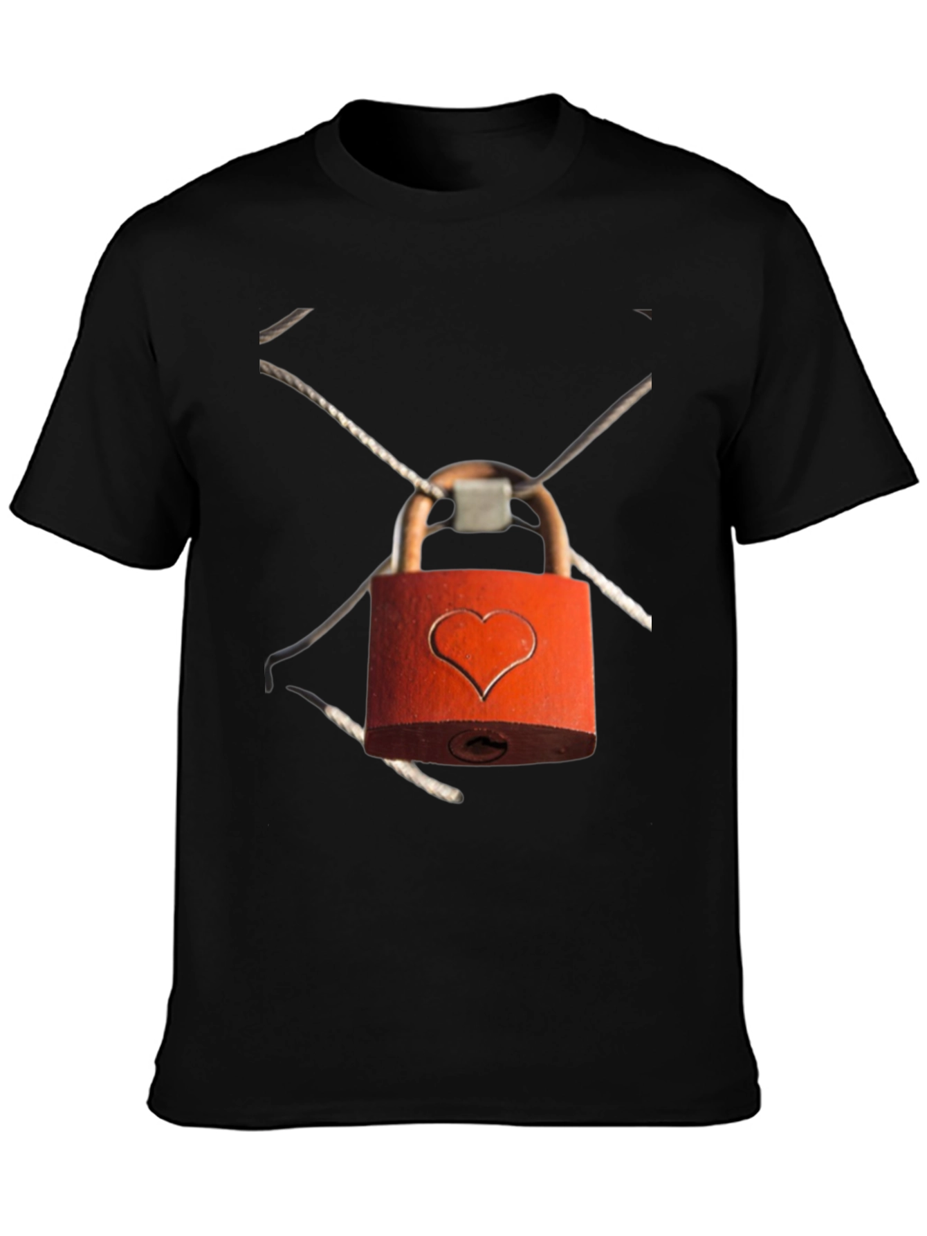 Heart Lock T-Shirt - Express Your Love!