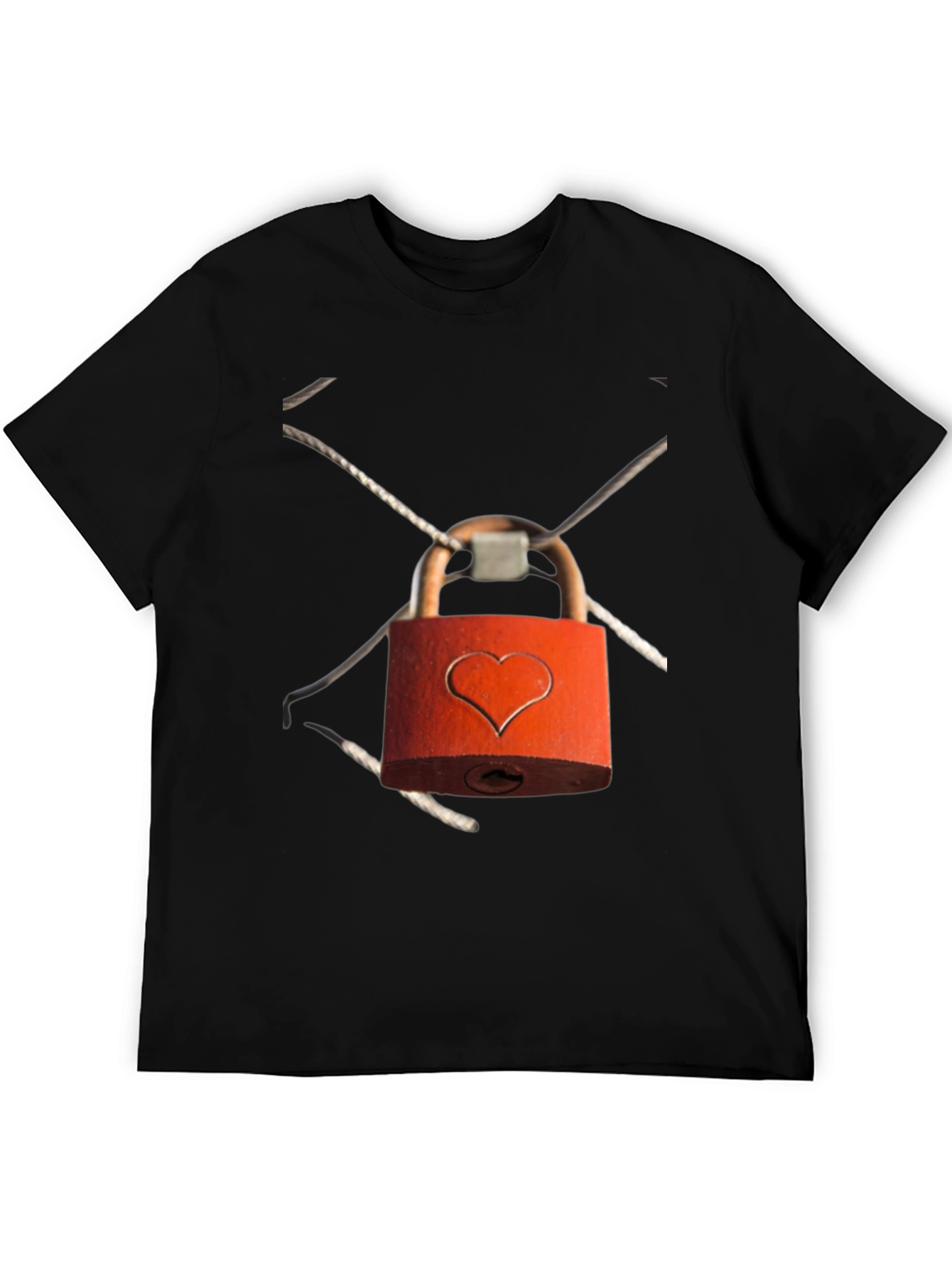 Heart Lock T-Shirt - Express Your Love!