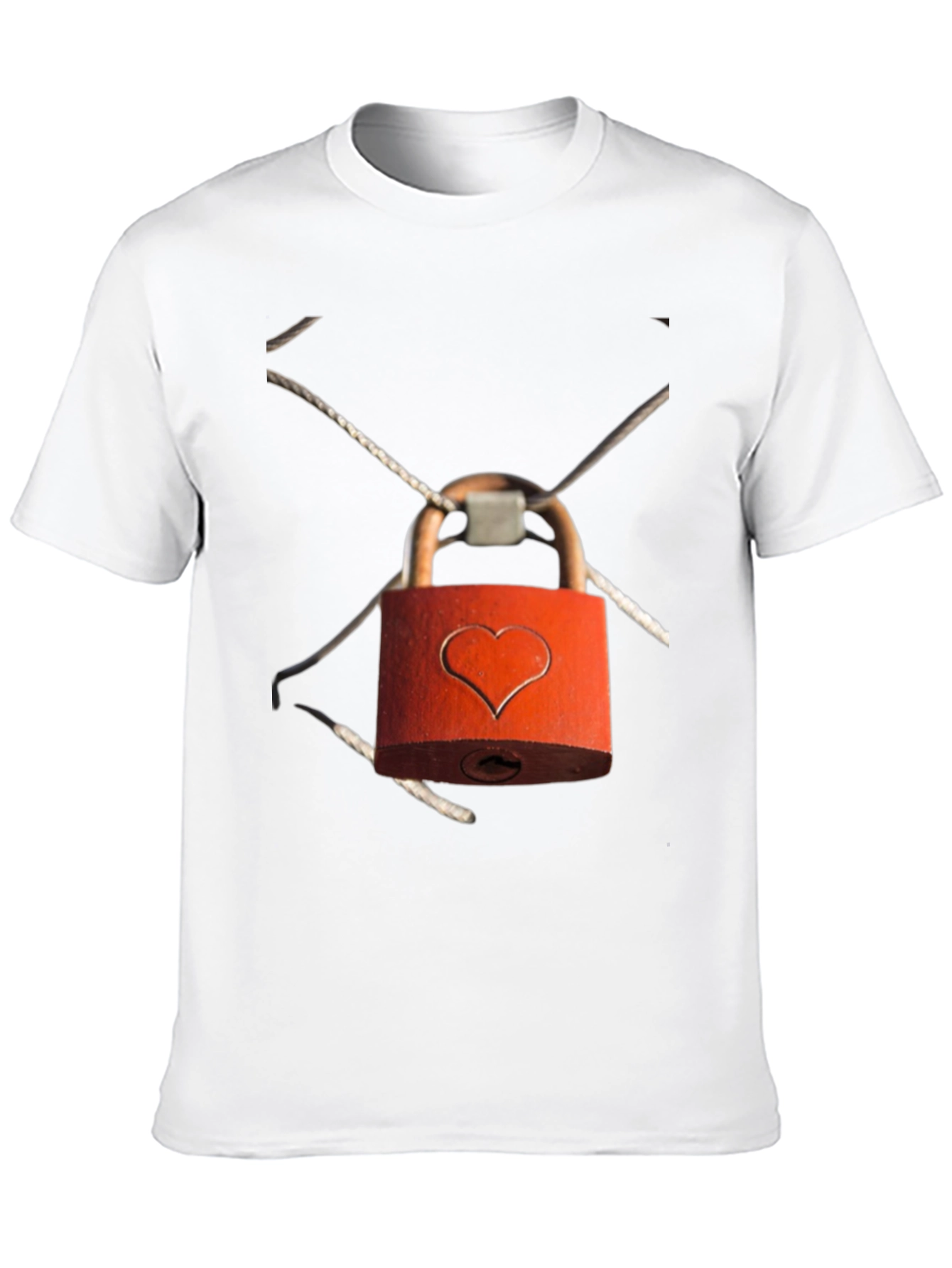 Heart Lock T-Shirt - Express Your Love!