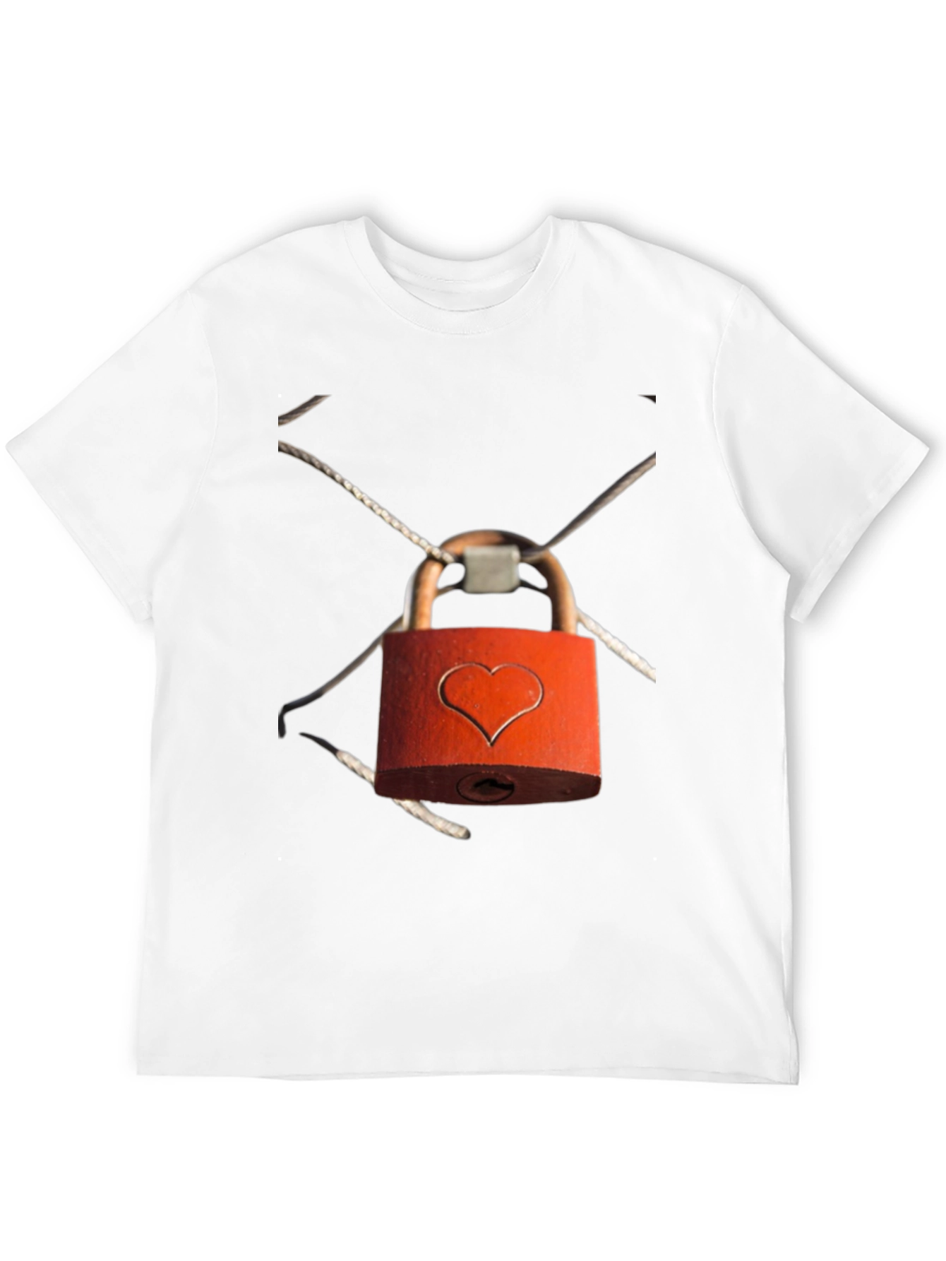Heart Lock T-Shirt - Express Your Love!