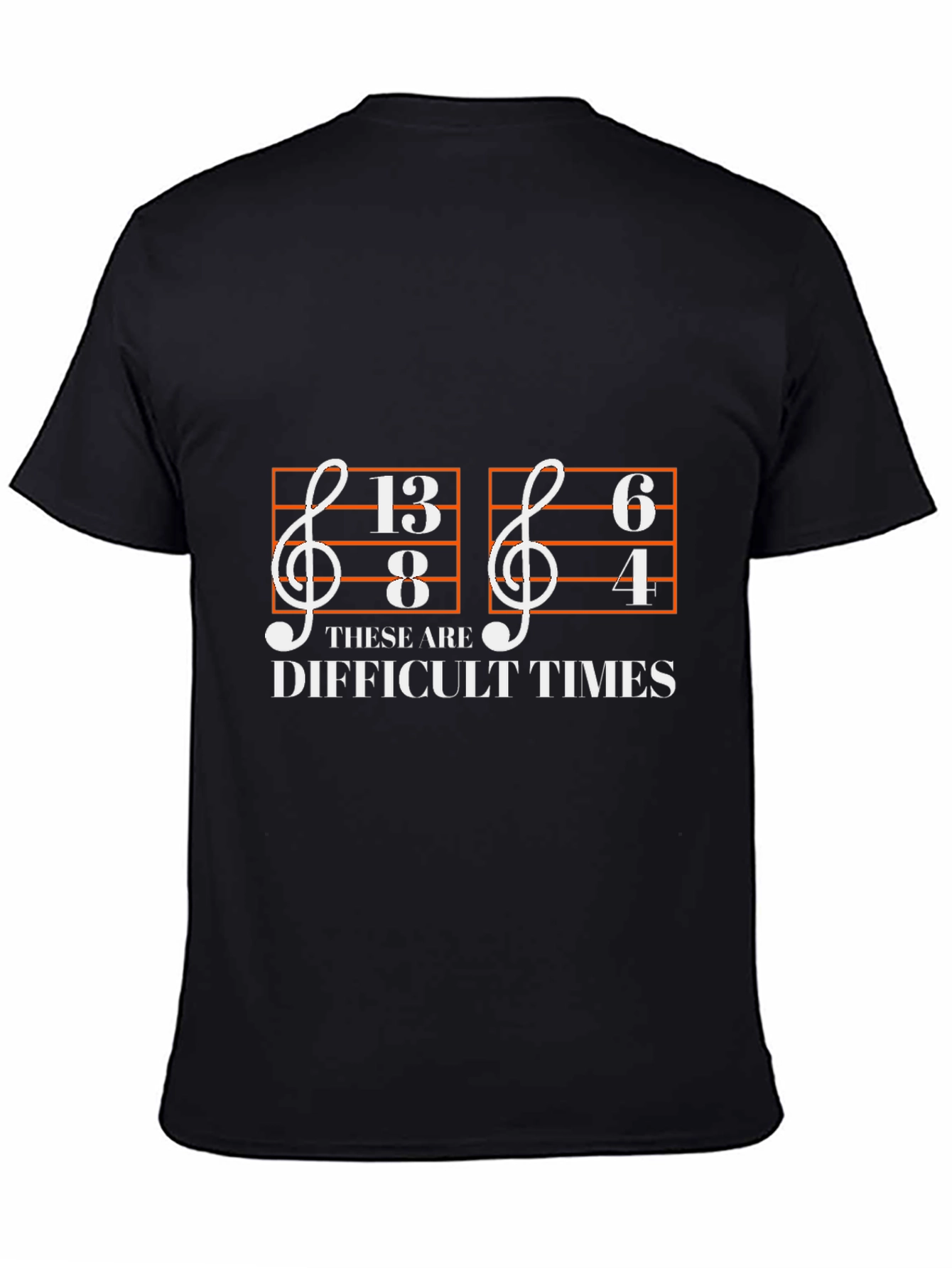 Difficult Times Music Note T-Shirt