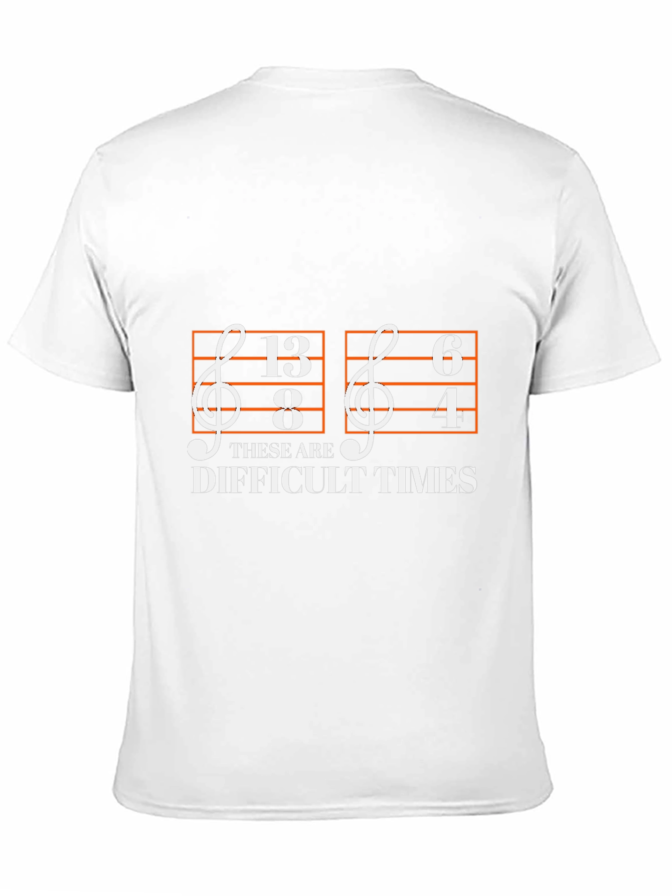 Difficult Times Music Note T-Shirt