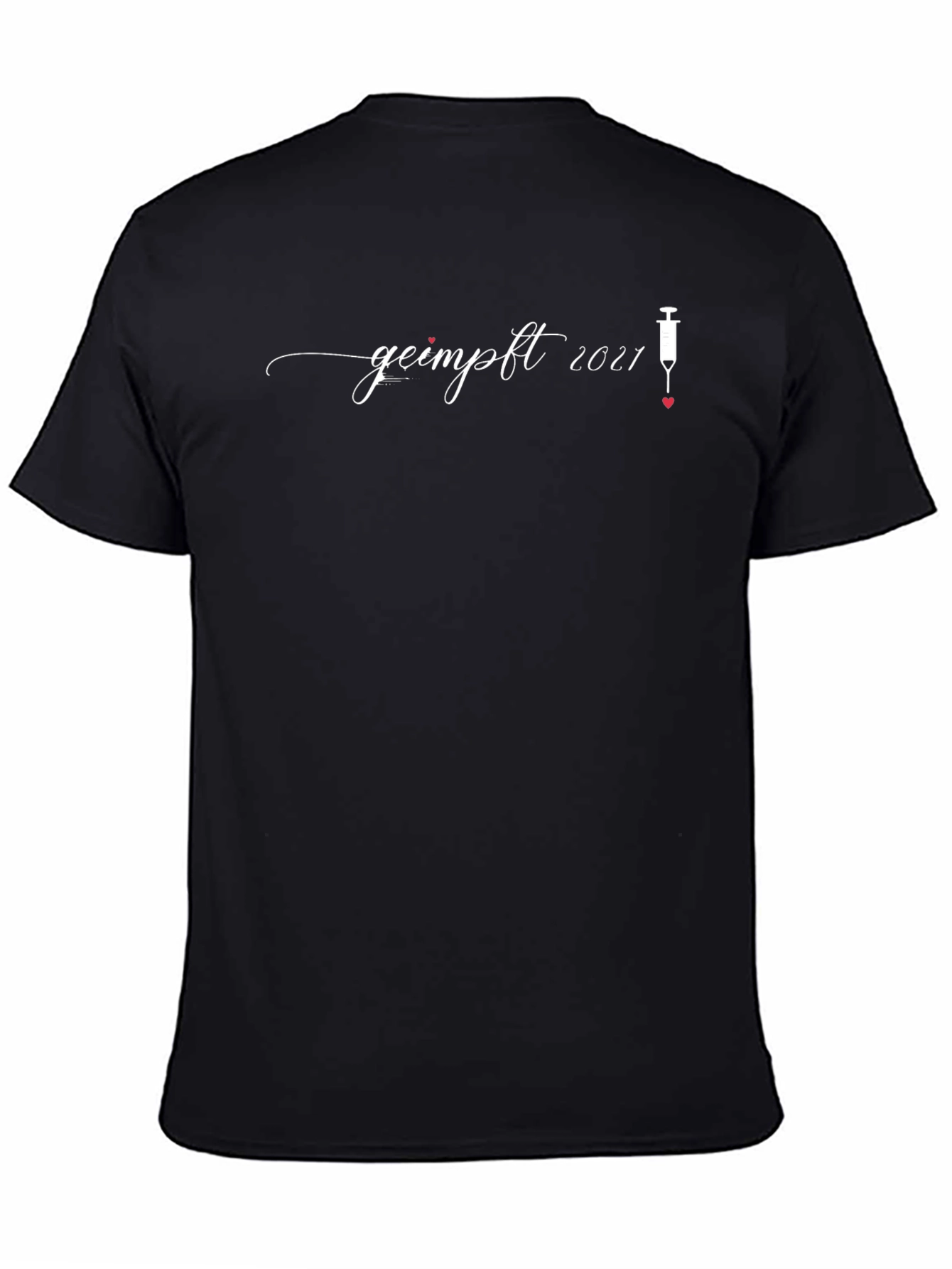 Vaccinated 2021 Tee - Novelty Graphic T-Shirt