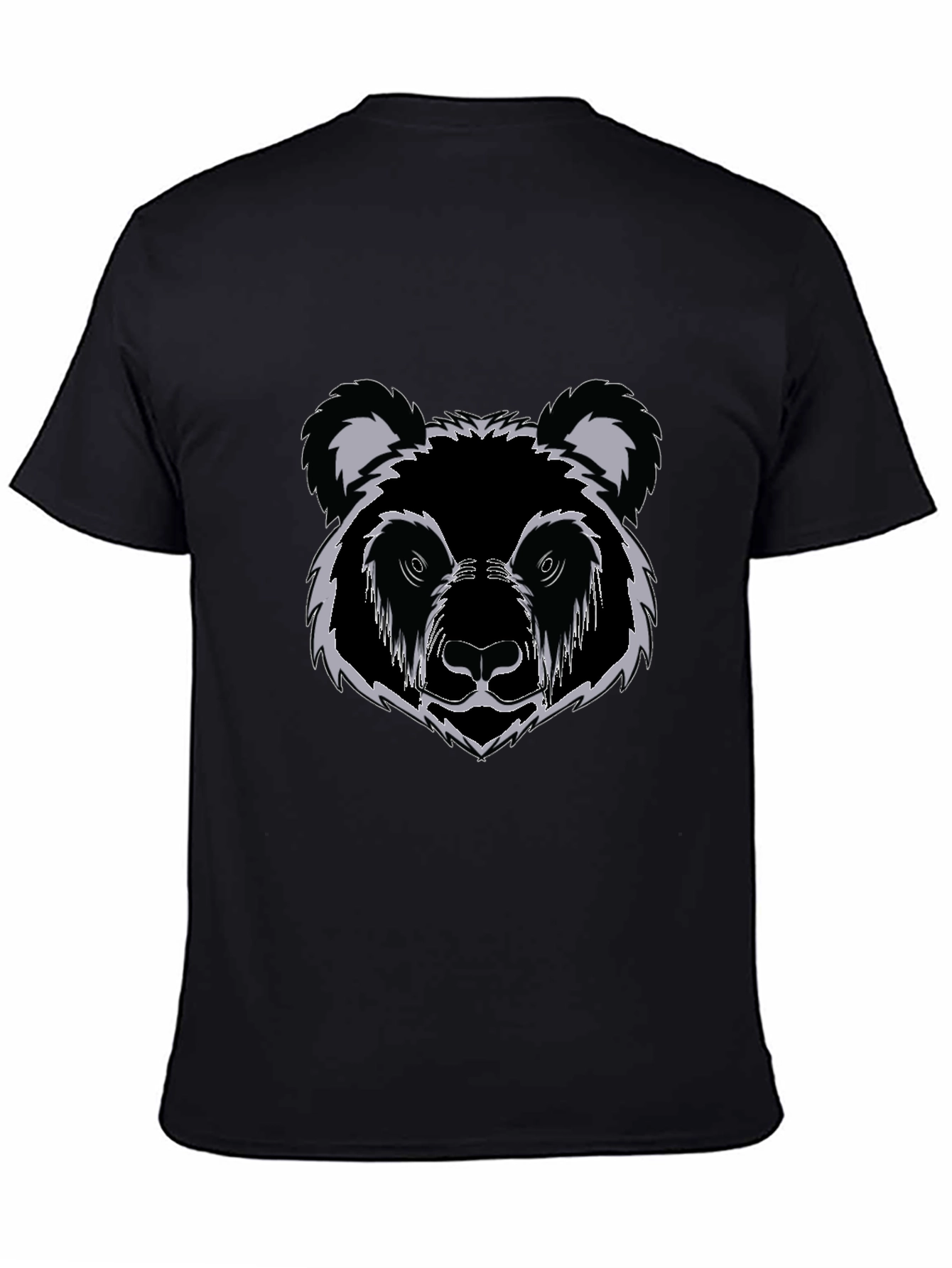 Black Bear Graphic Print T-Shirt
