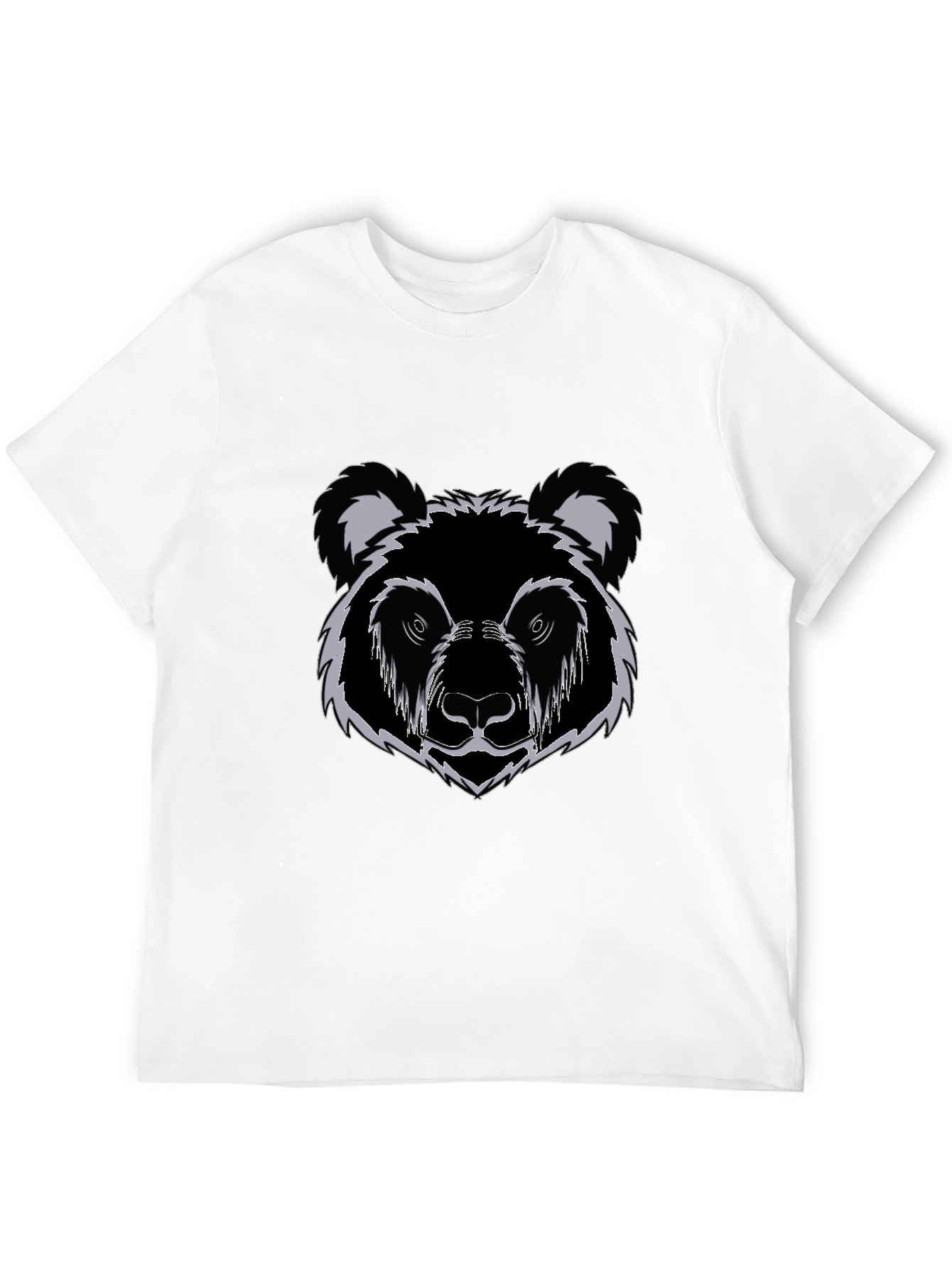 Black Bear Graphic Print T-Shirt
