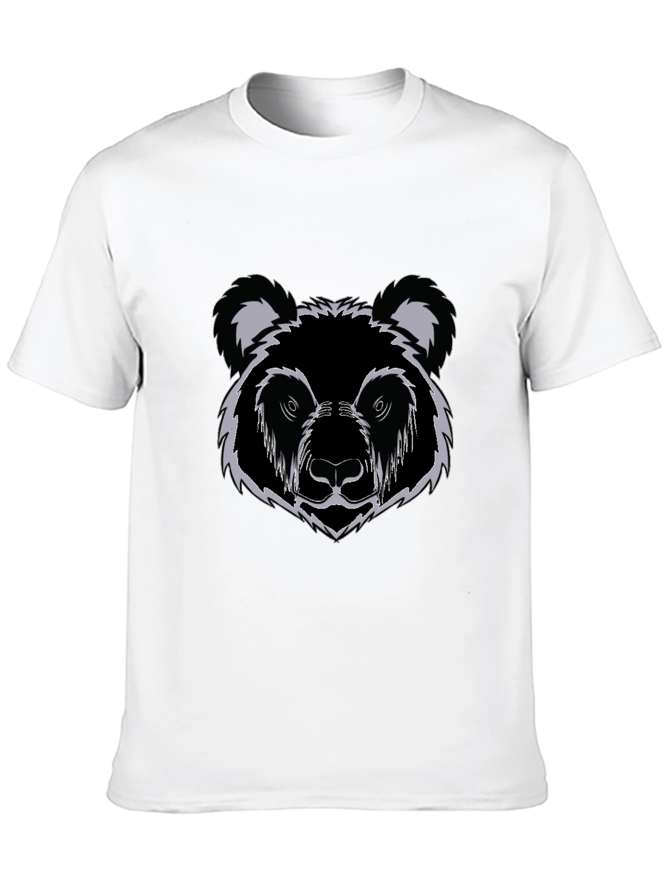 Black Bear Graphic Print T-Shirt