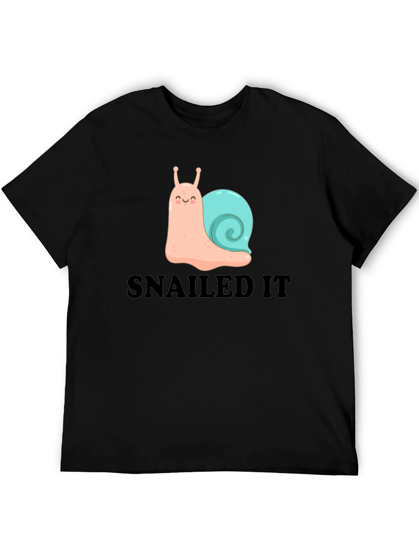 SNAILED IT Cute Snail Graphic T-Shirt