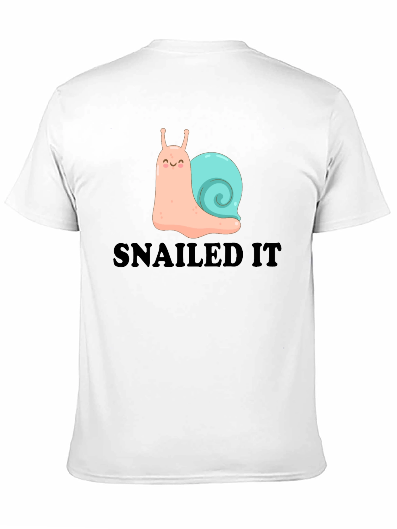 SNAILED IT Cute Snail Graphic T-Shirt