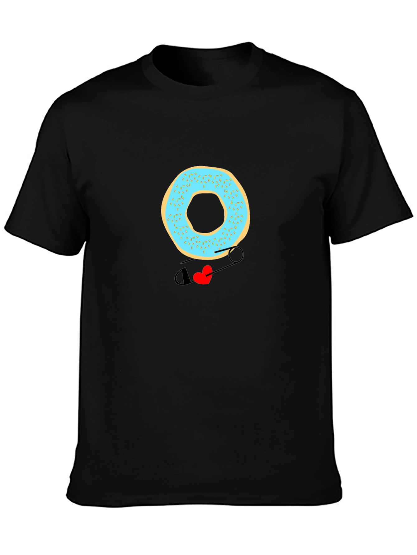 Donut With Safety Pin T-Shirt