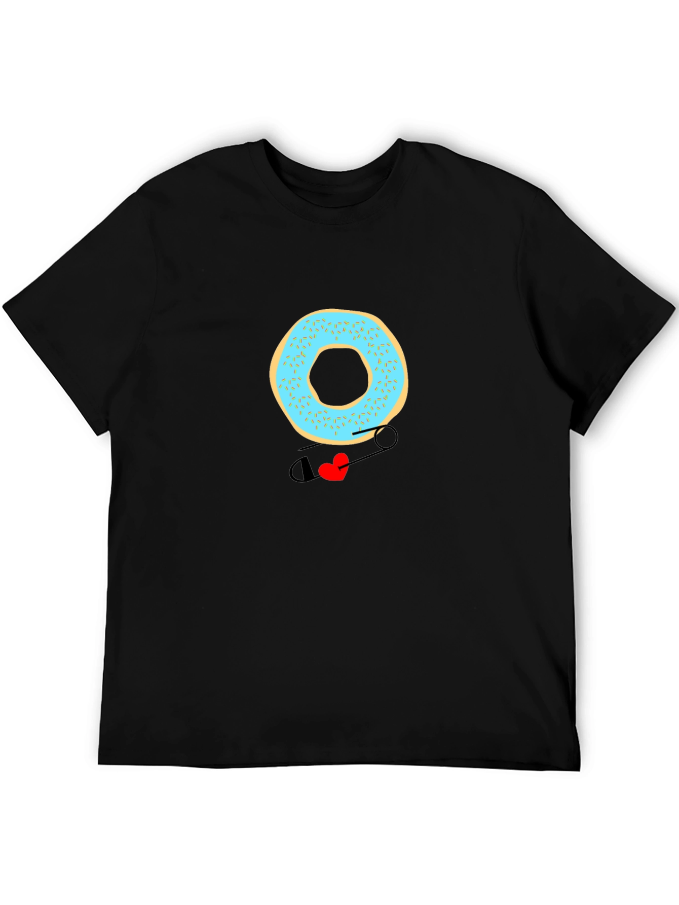 Donut With Safety Pin T-Shirt