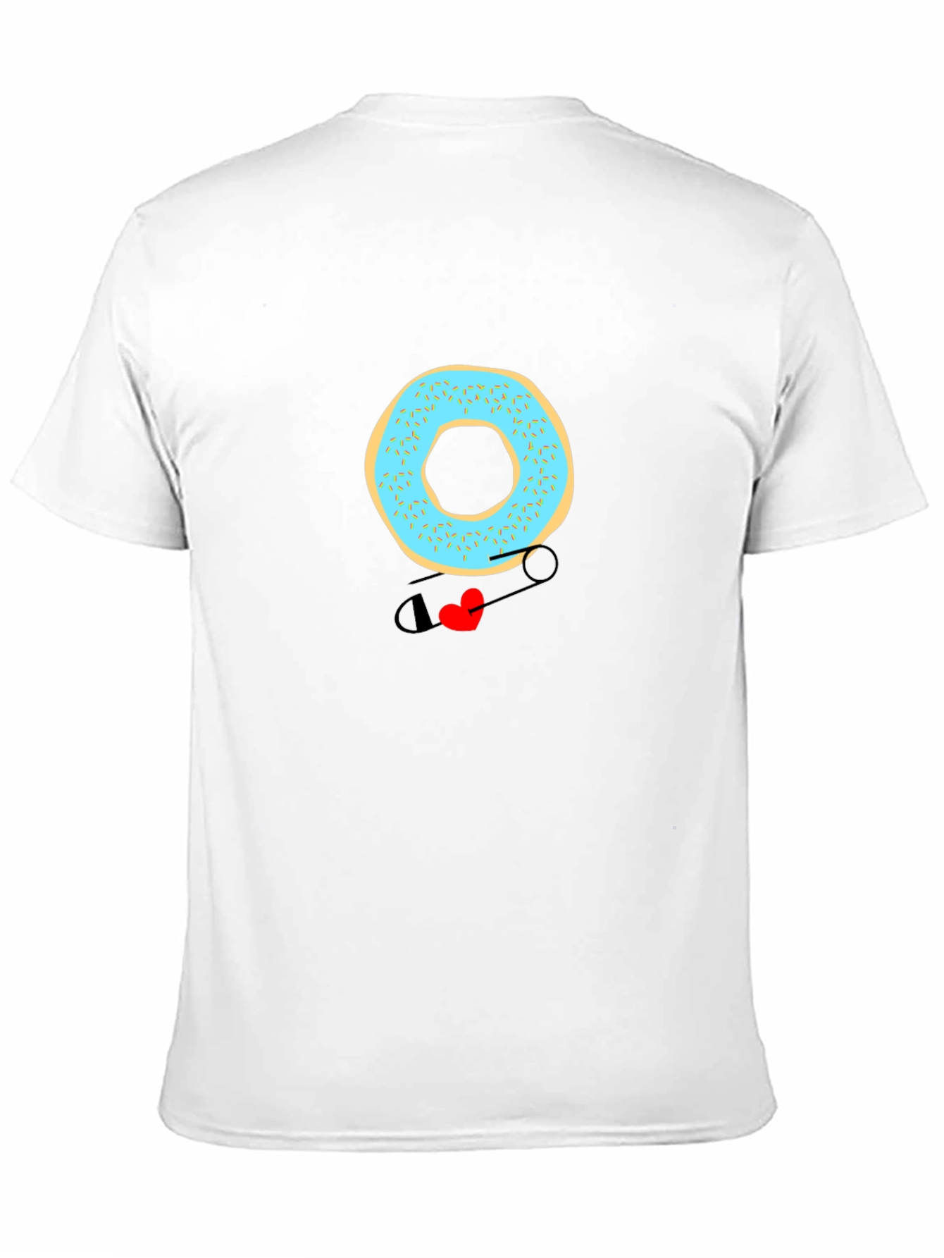 Donut With Safety Pin T-Shirt