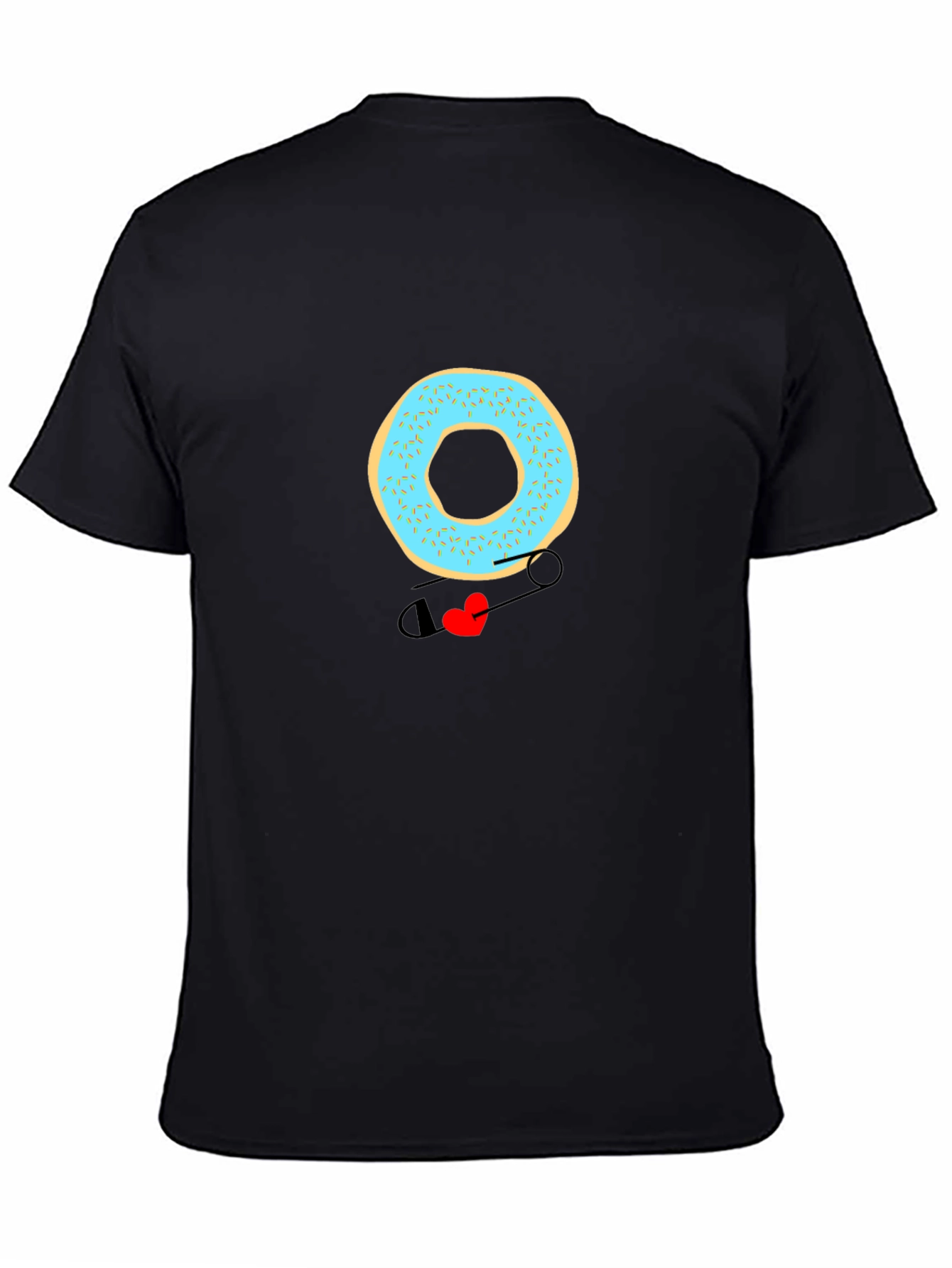 Donut With Safety Pin T-Shirt