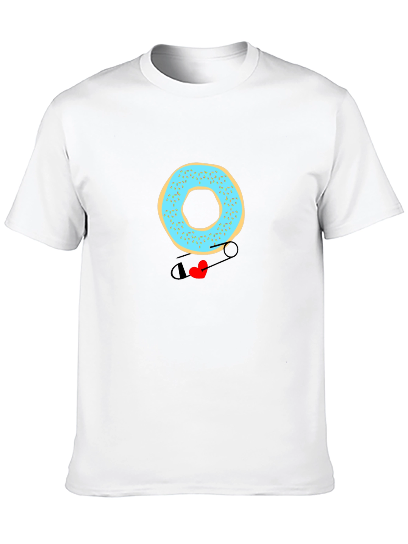 Donut With Safety Pin T-Shirt