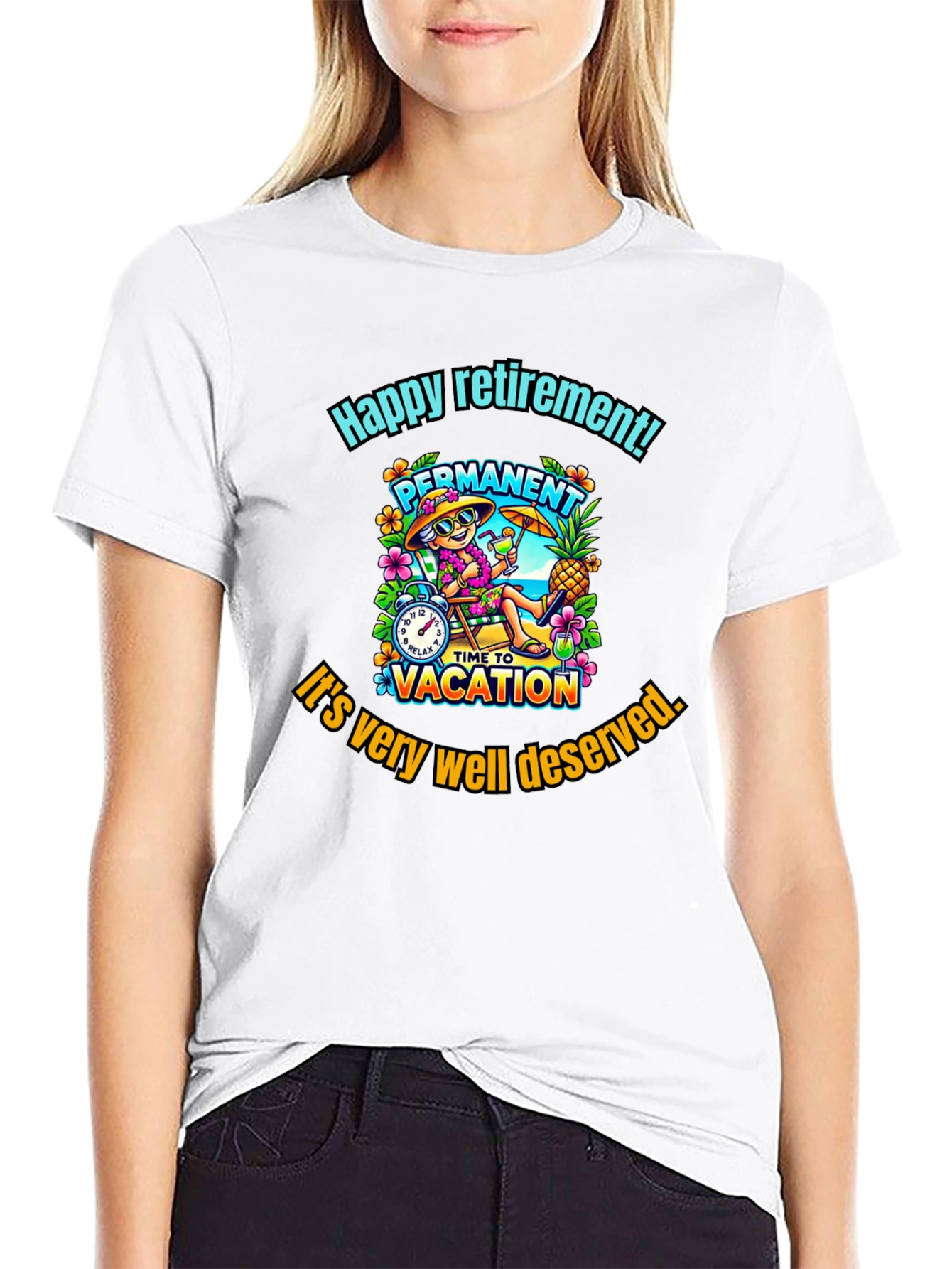 Happy Retirement T-Shirt - Permanent Vacation