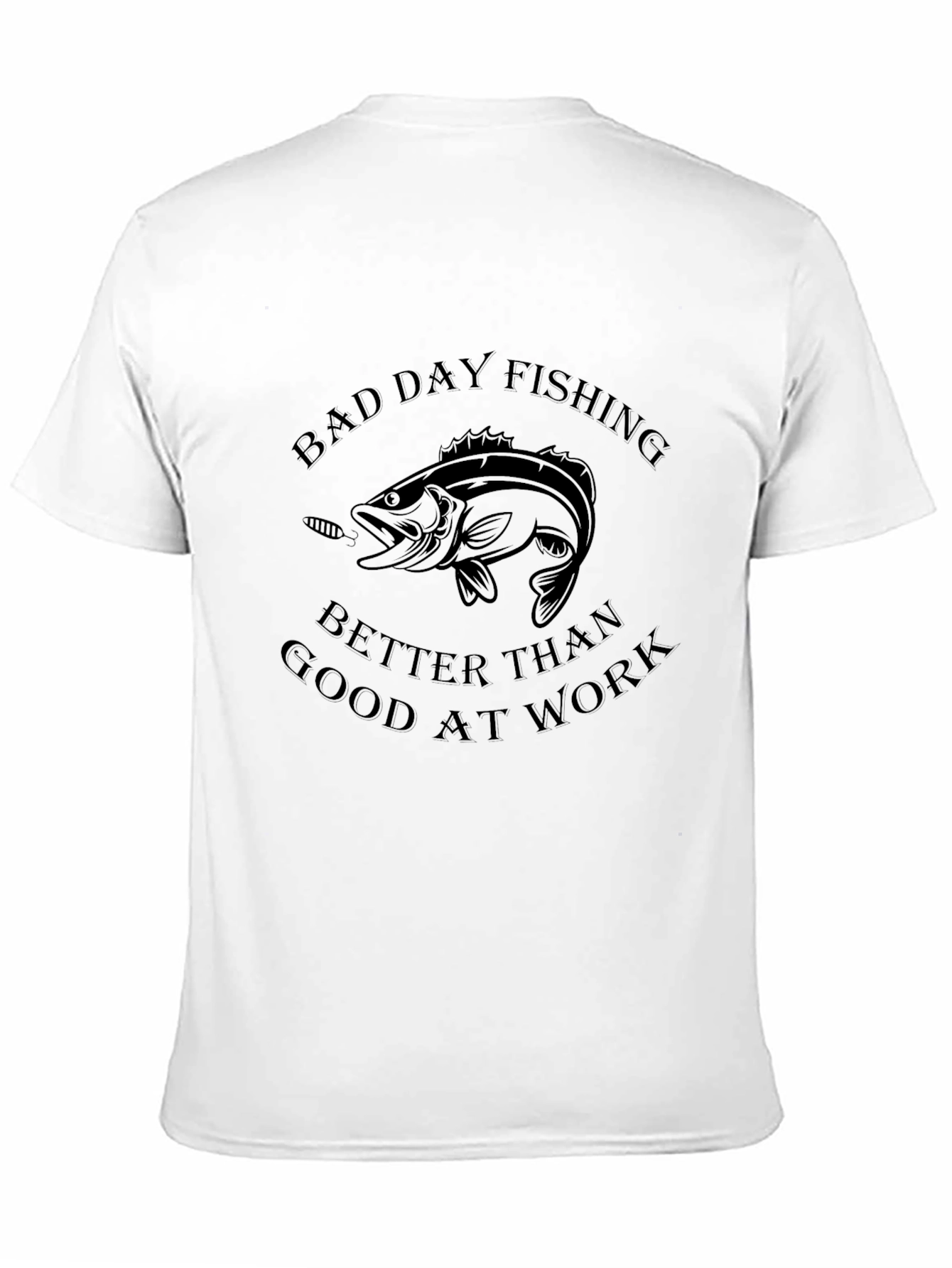 Fishing Graphic T-Shirt - Bad Day Fishing