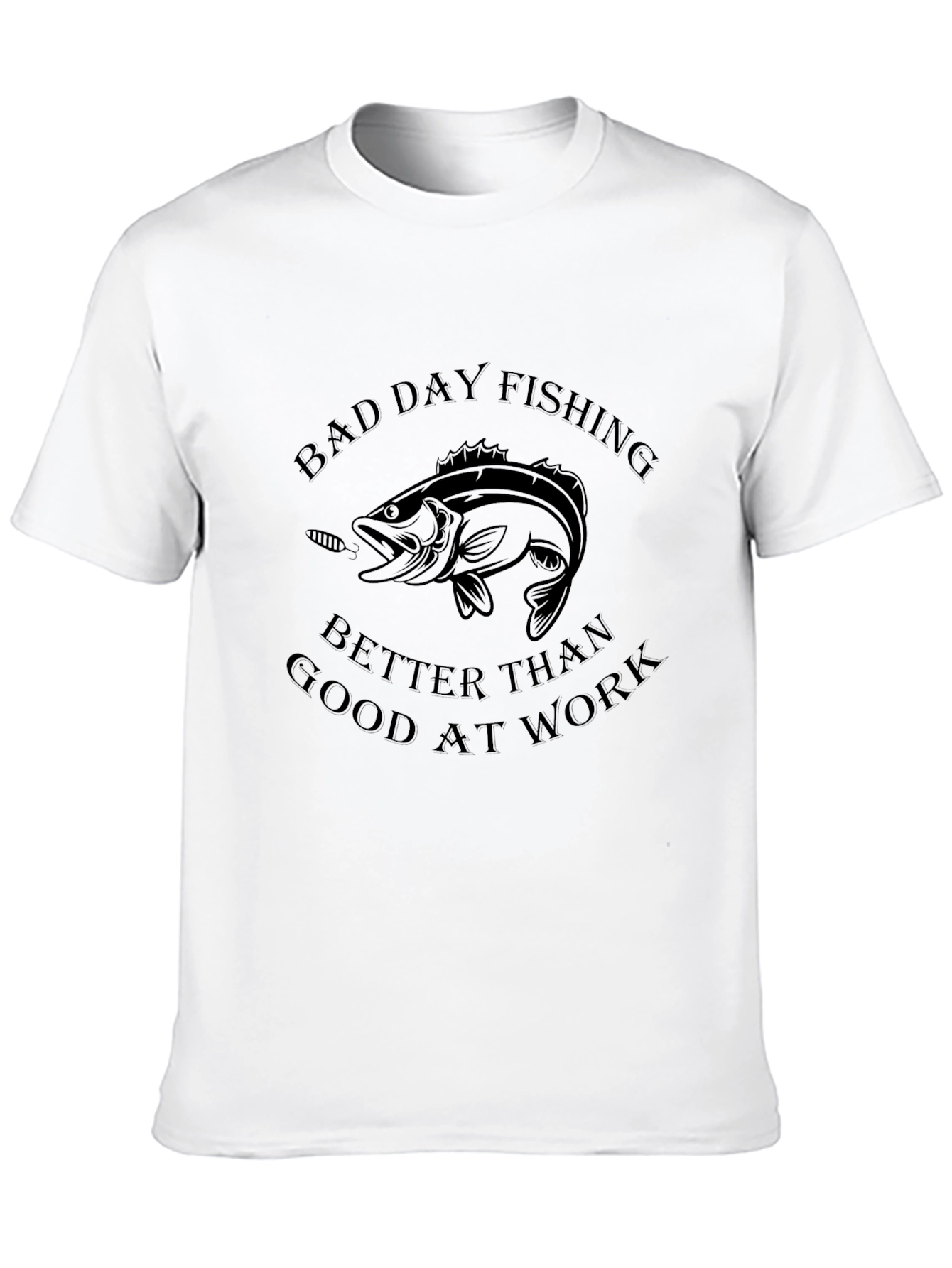 Fishing Graphic T-Shirt - Bad Day Fishing