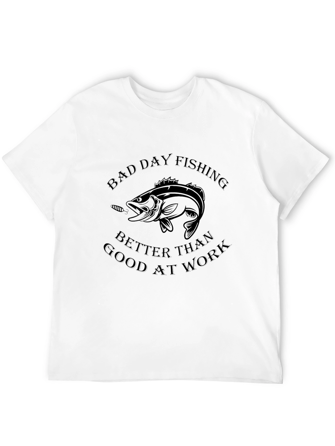 Fishing Graphic T-Shirt - Bad Day Fishing