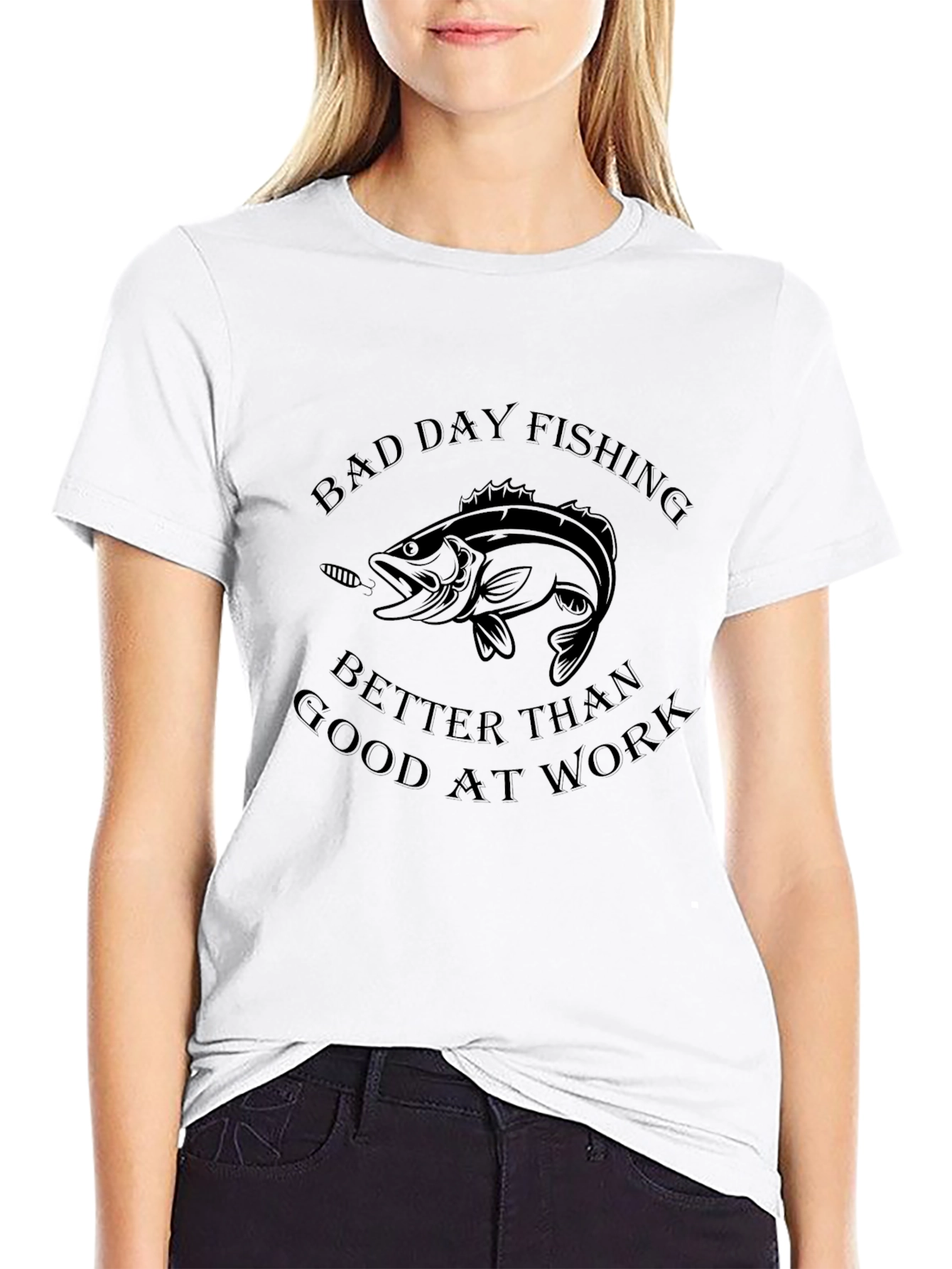 Fishing Graphic T-Shirt - Bad Day Fishing