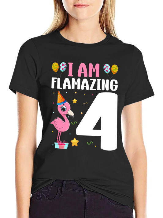 Flamazing 4th Birthday T-Shirt