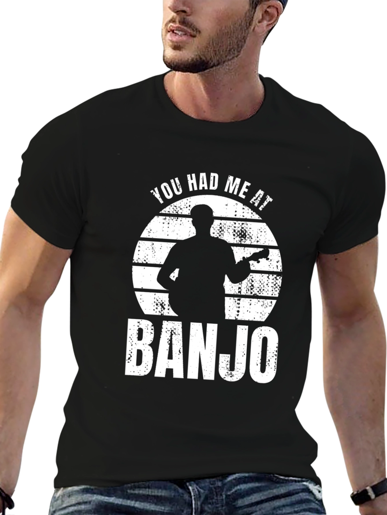 You Had Me At Banjo Graphic T-Shirt