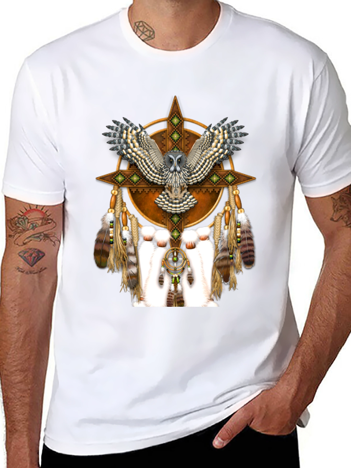 Owl Dreamcatcher Graphic Tee