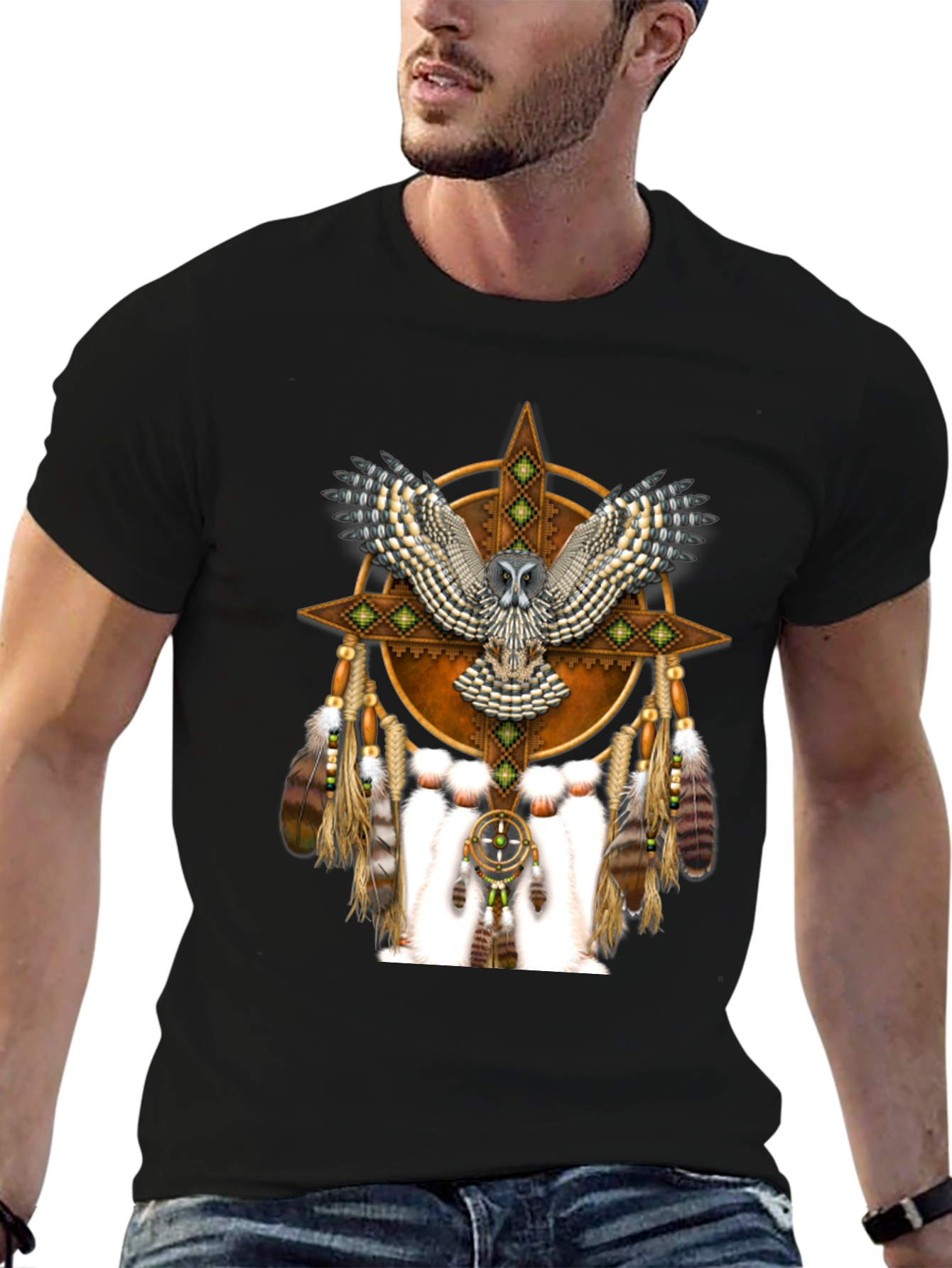 Owl Dreamcatcher Graphic Tee