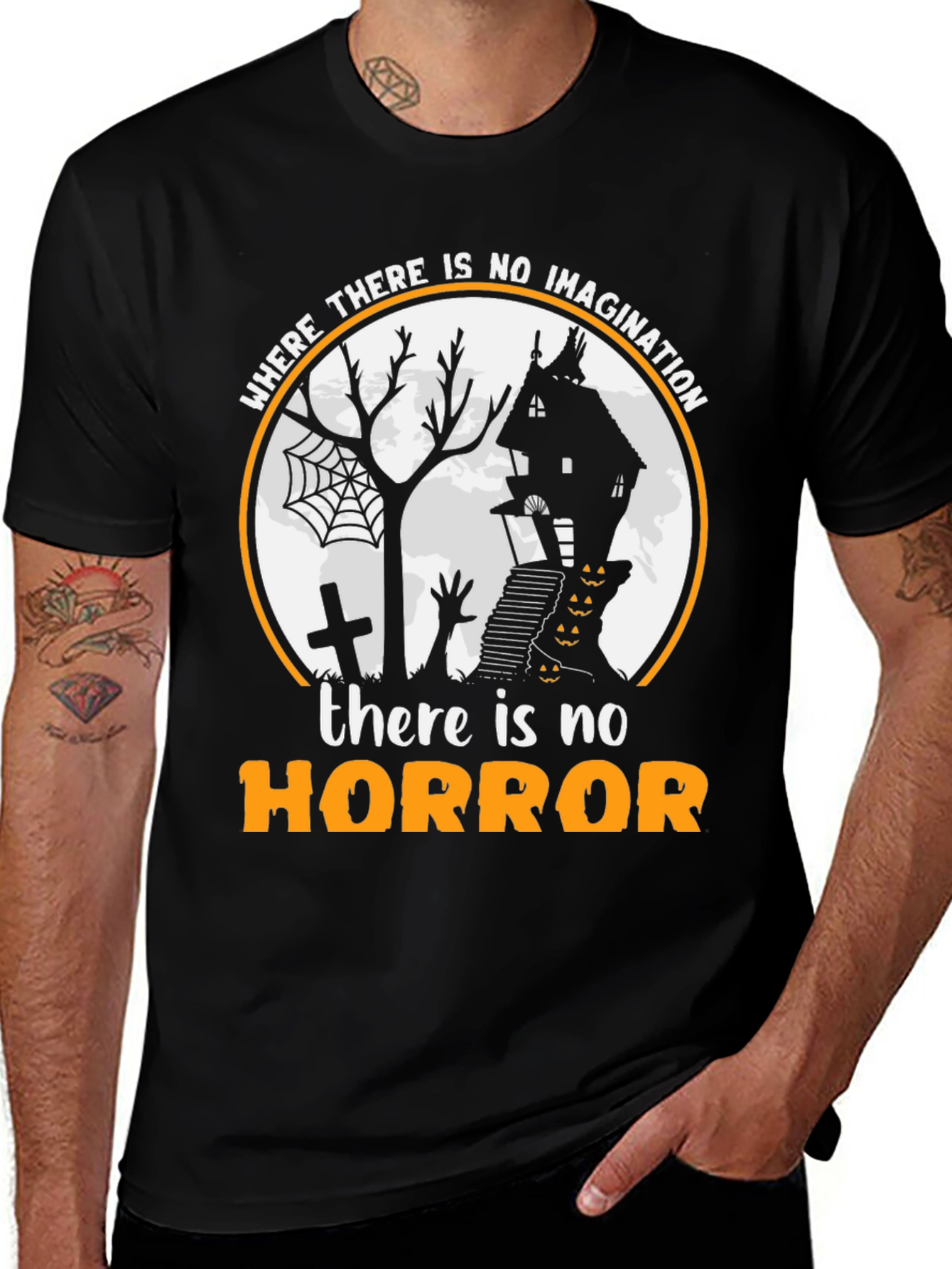 Halloween Horror T-Shirt: Imagination Needed!