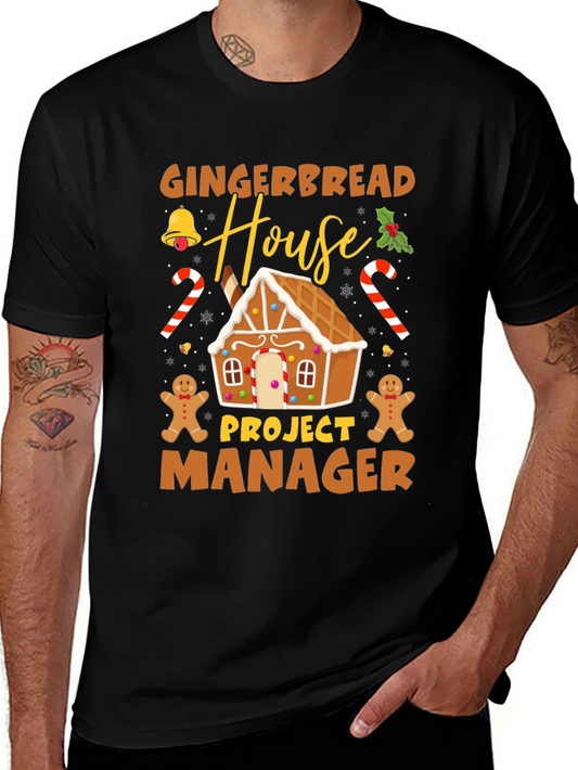 Gingerbread House Project Manager T-Shirt