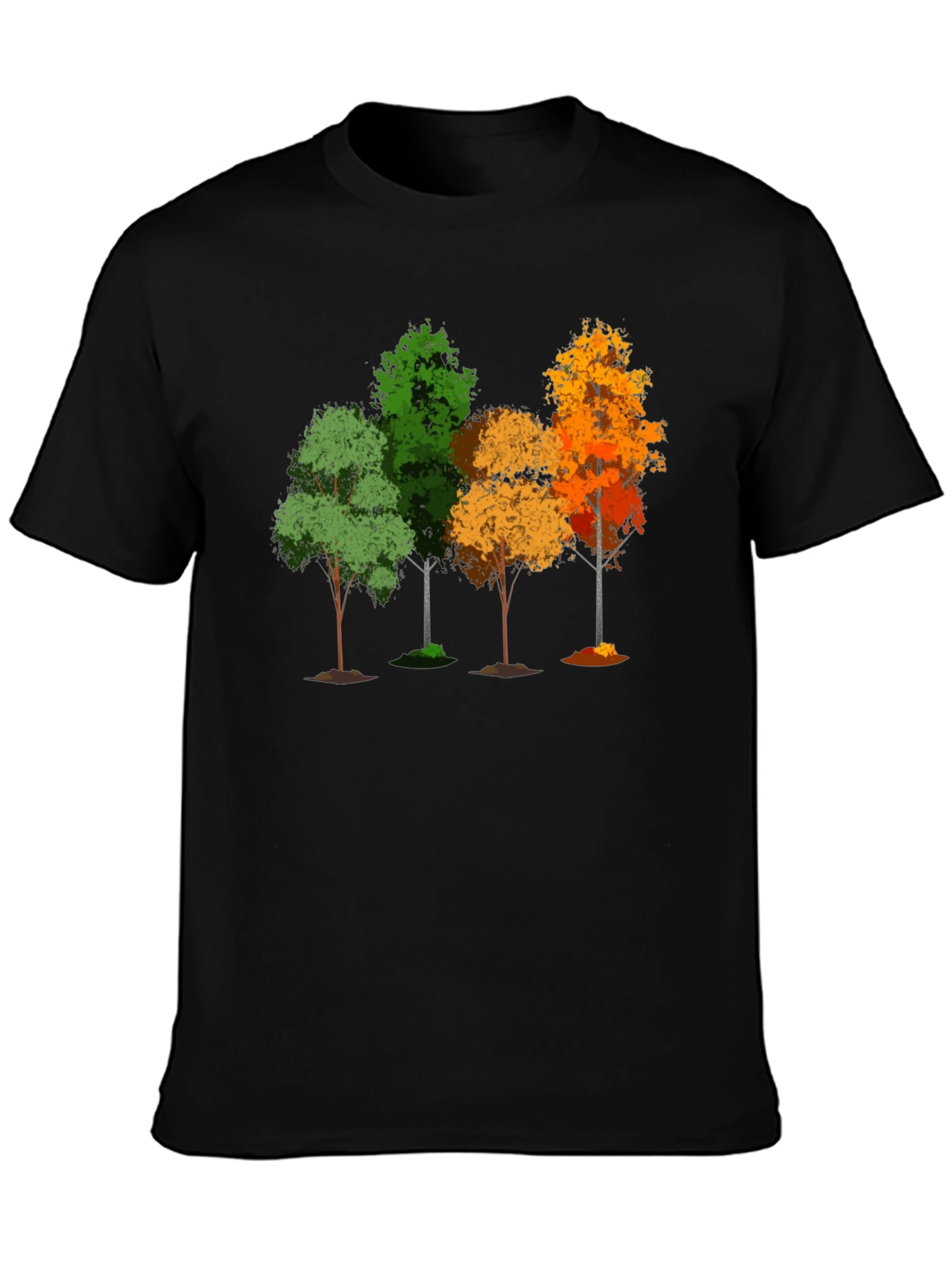 Autumn Trees Graphic Tee - Nature Lovers Shirt