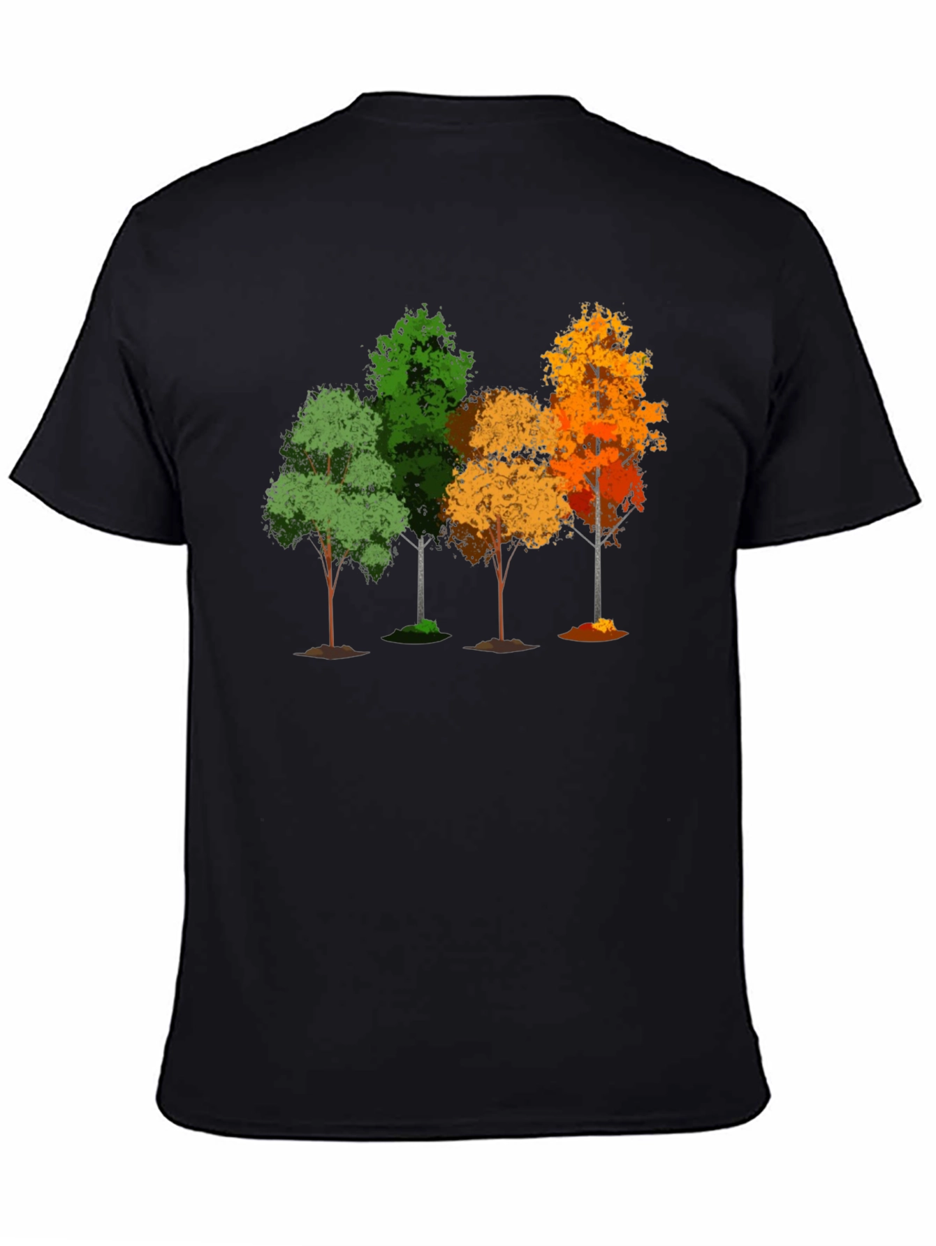 Autumn Trees Graphic Tee - Nature Lovers Shirt