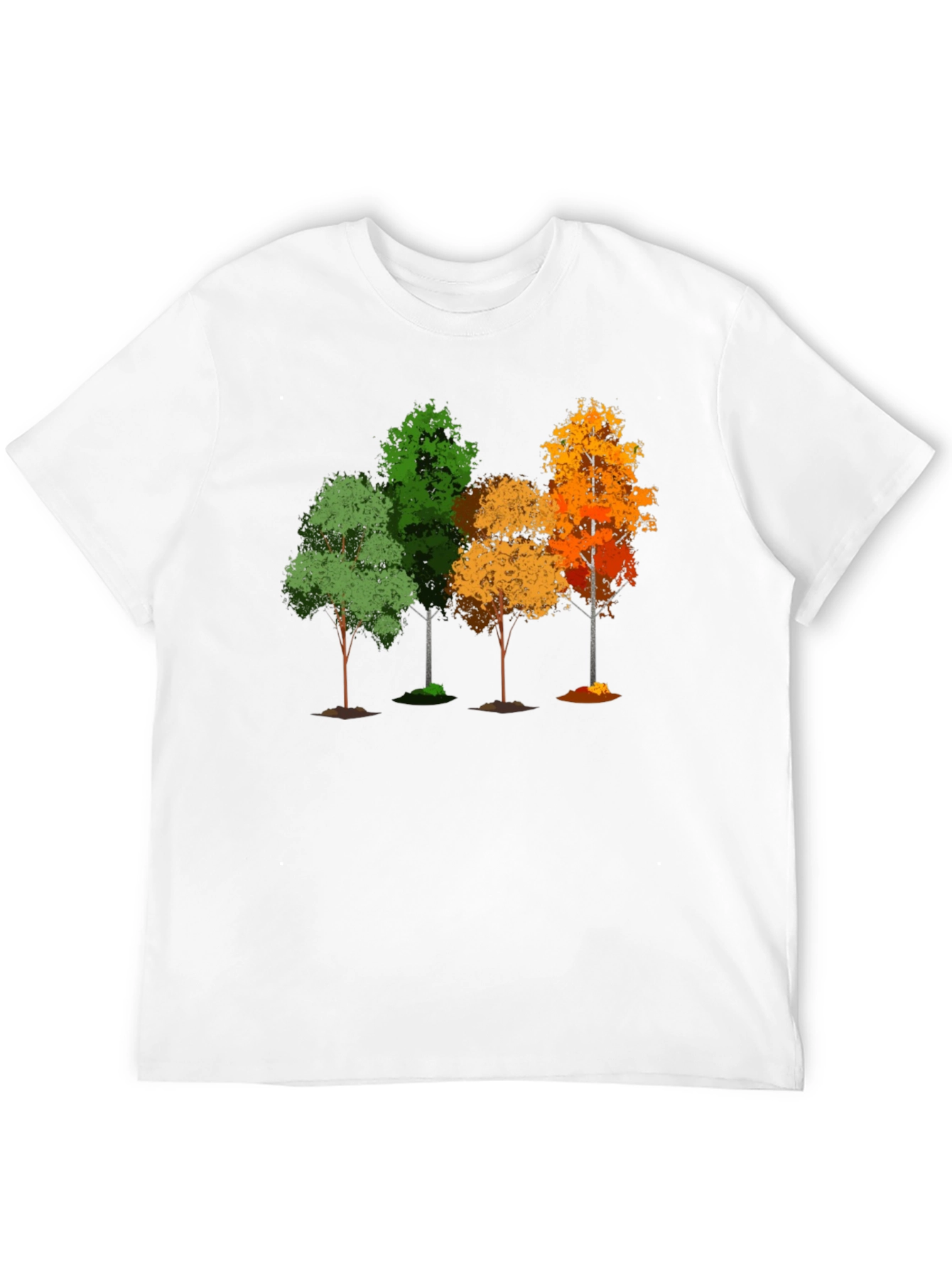 Autumn Trees Graphic Tee - Nature Lovers Shirt